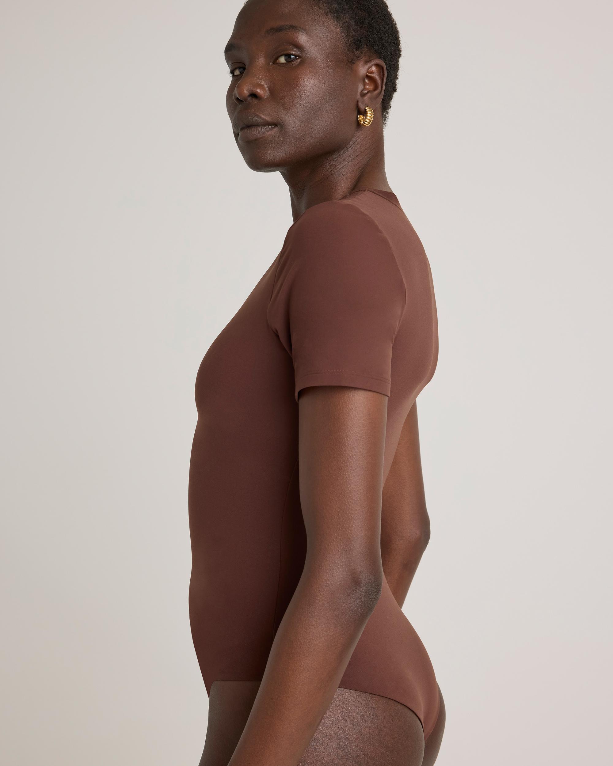 Quince | Women's Second Skin T-Shirt Bodysuit Nylon/Spandex Product Image
