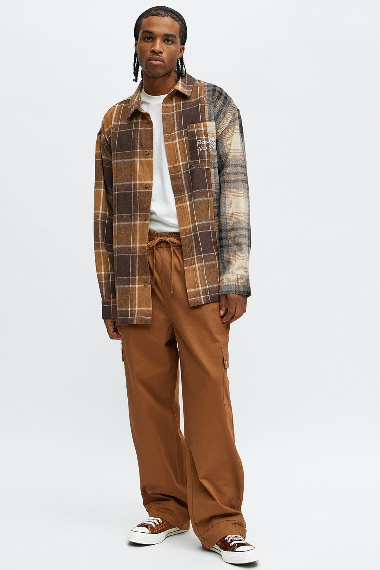 Baggy Talk My Walk Cargo Pant - Brown Product Image