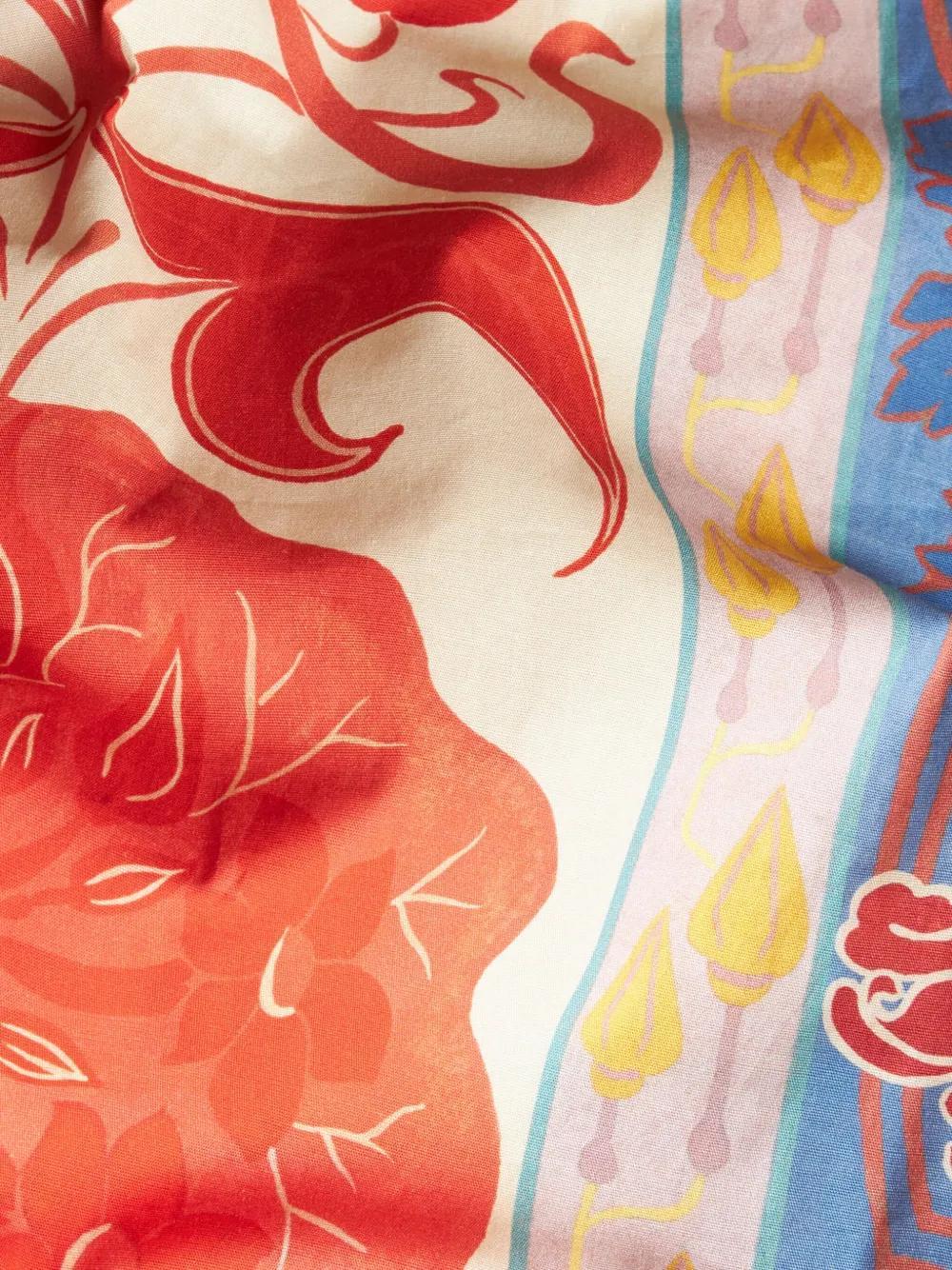 Summer cotton-blend shirt dress Product Image