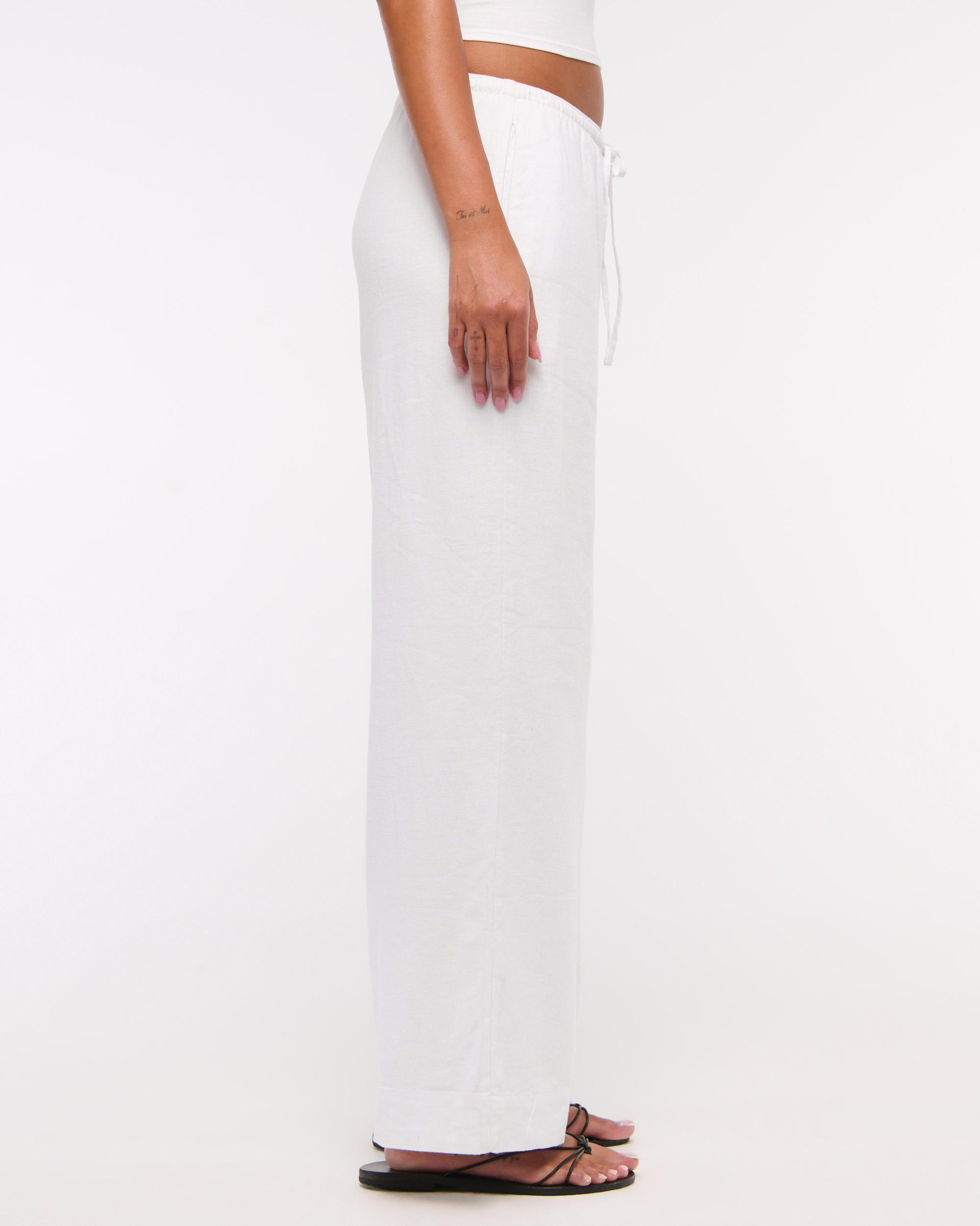 Linen Blend Pull-On Pant Product Image