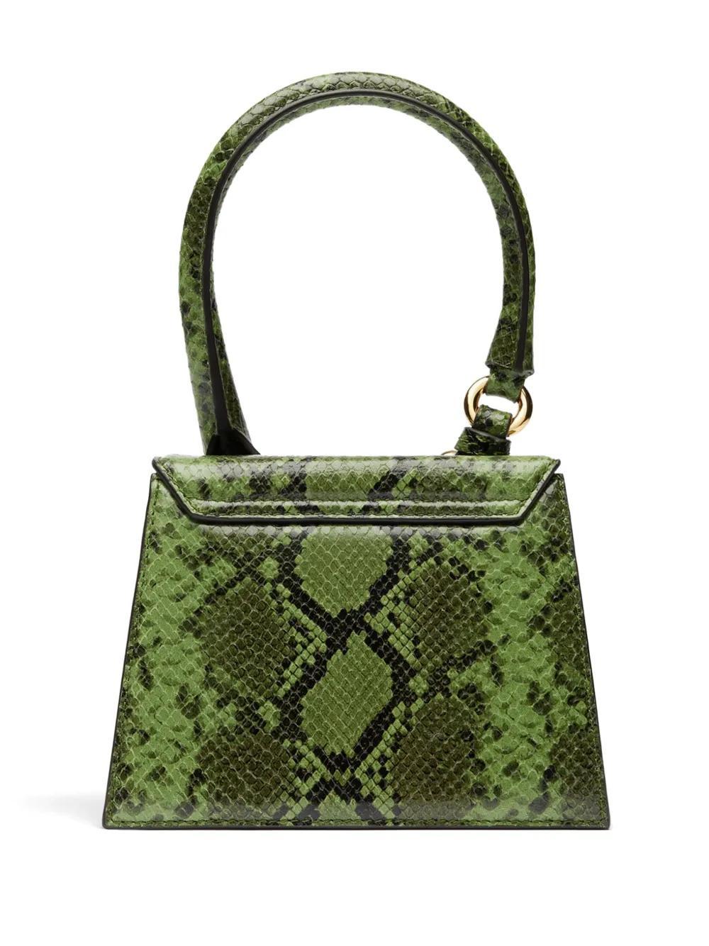 Le Chiquito snakeskin-effect mini bag Product Image