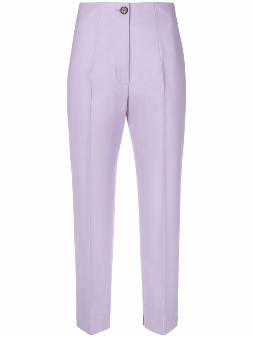 MSGM Straight-leg Cropped Trousers In Mixed Colours Product Image