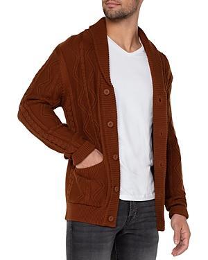 Liverpool Los Angeles Fisherman Cable Shawl Cardigan Sweater Product Image