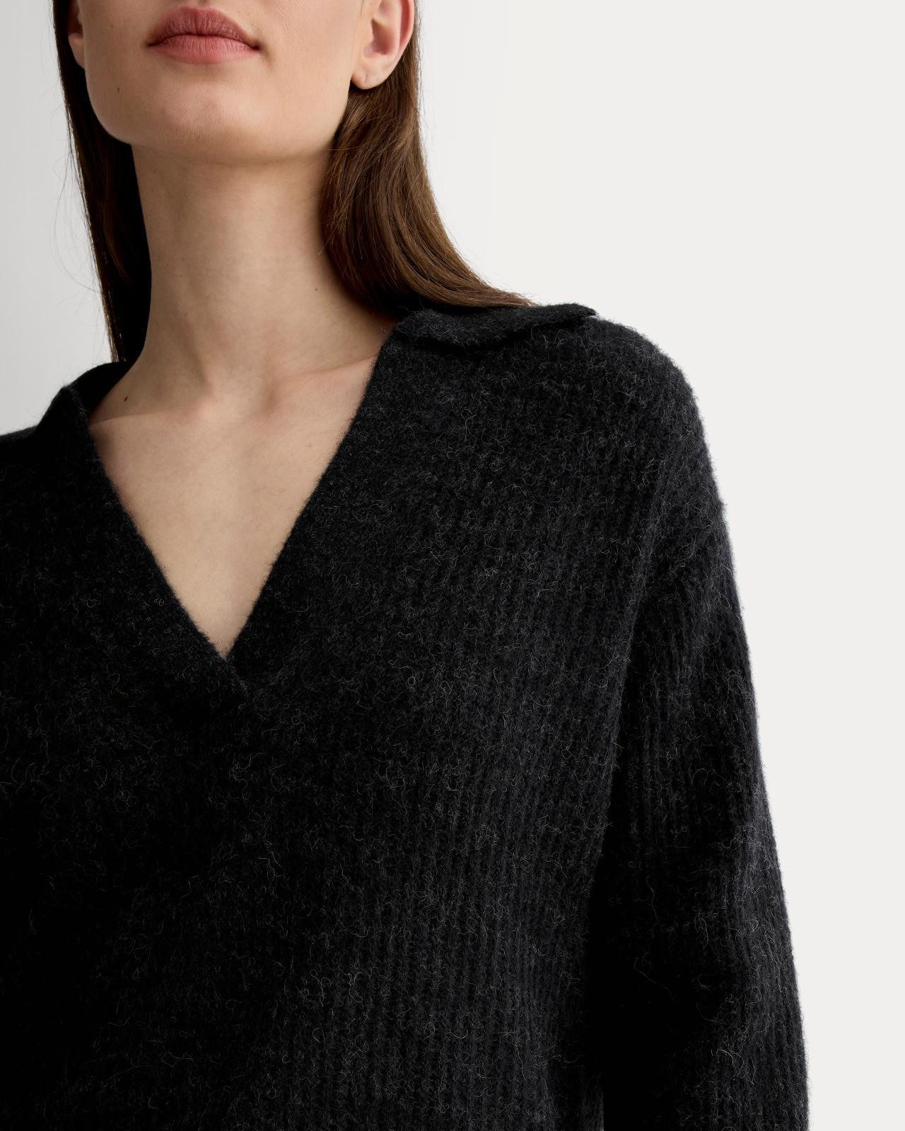 The Oversized Polo in Alpaca Product Image
