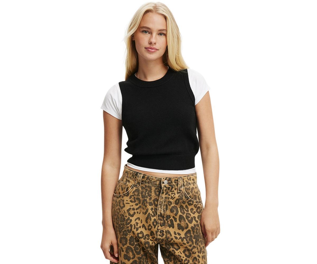 Cotton On Womens Everfine Crew Neck Vest Product Image