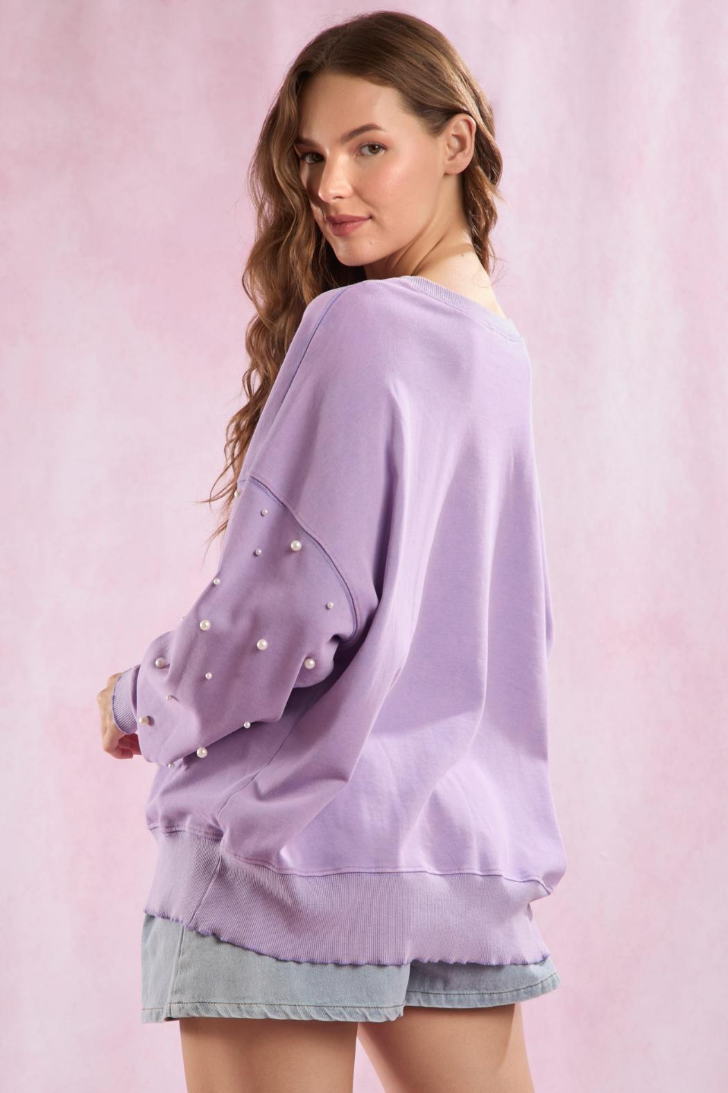 Pearl Slv Sweatshirt Product Image