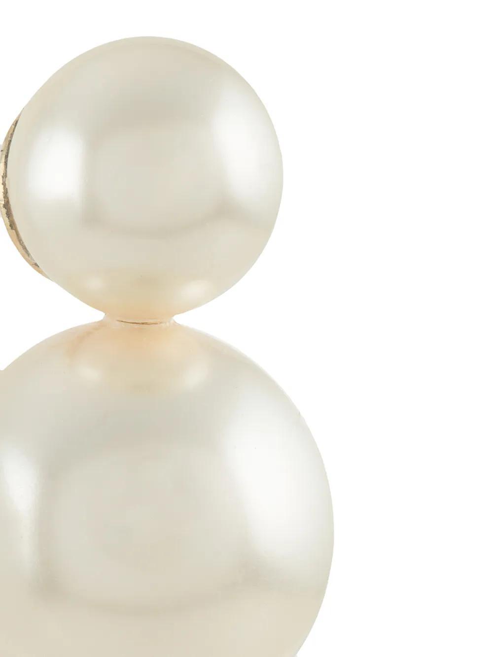 Iris pearl-detail earrings Product Image