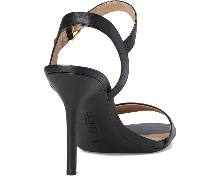 Allie Crocodile-Embossed Leather Sandals Product Image