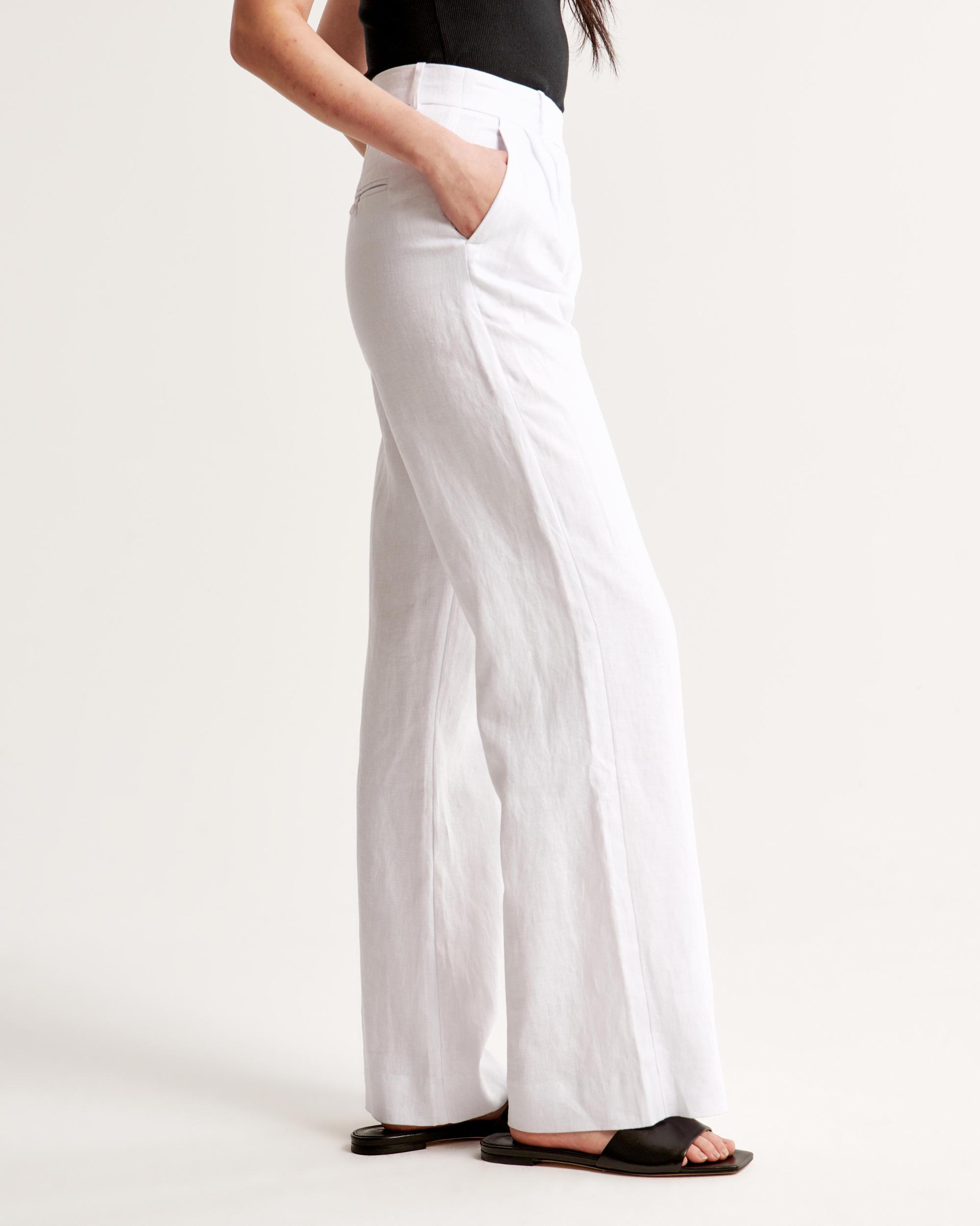 A&F Sloane Tailored Premium Linen Pant Product Image