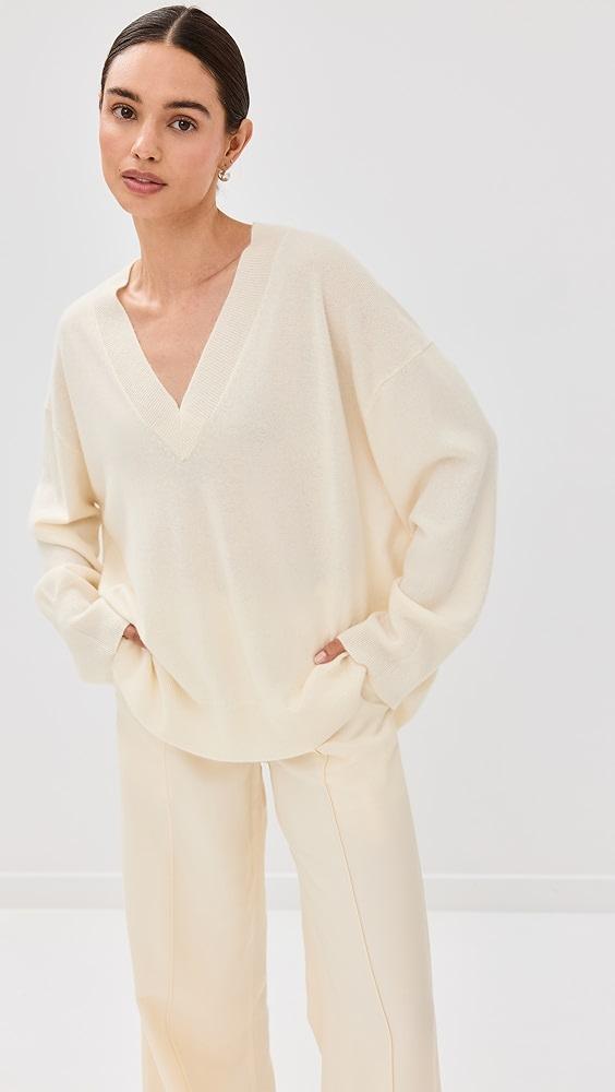 Sablyn Nylah Cashmere Slouchy V Neck Pullover | Shopbop Product Image