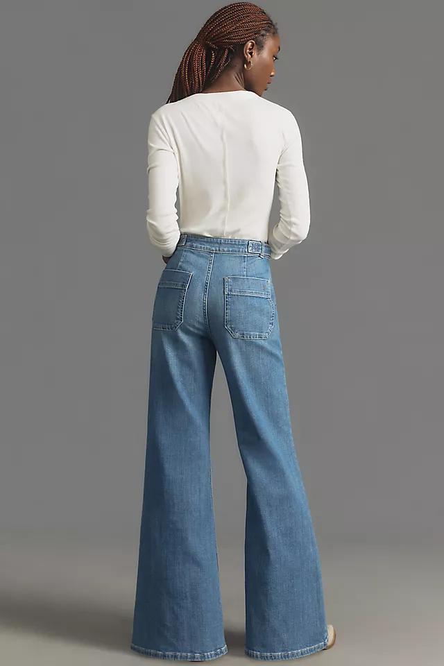 Pilcro Tower Flare Mid-Rise Jeans  Product Image
