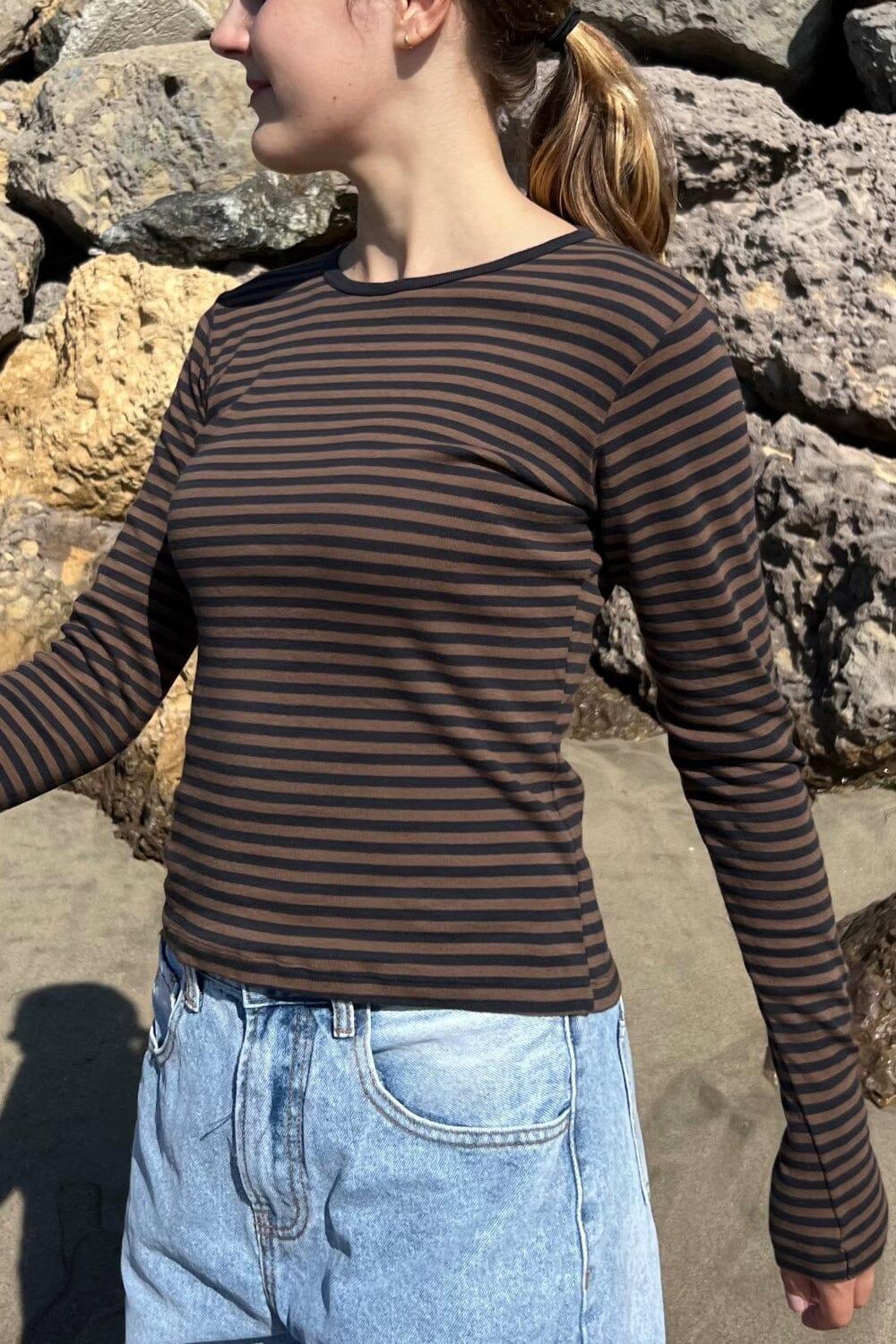 Leah Striped Top Product Image