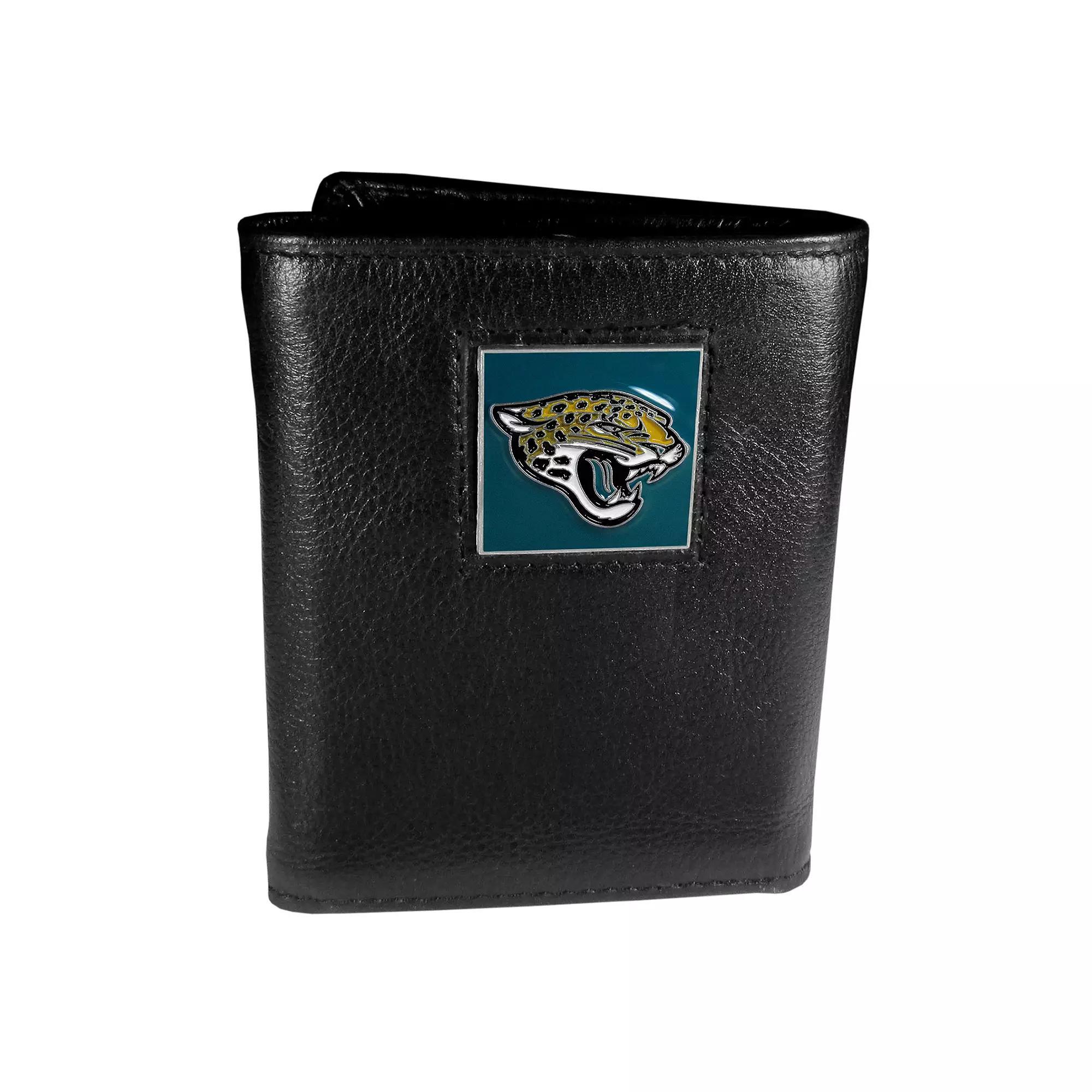 Men's Jacksonville Jaguars Trifold Wallet, Black Product Image