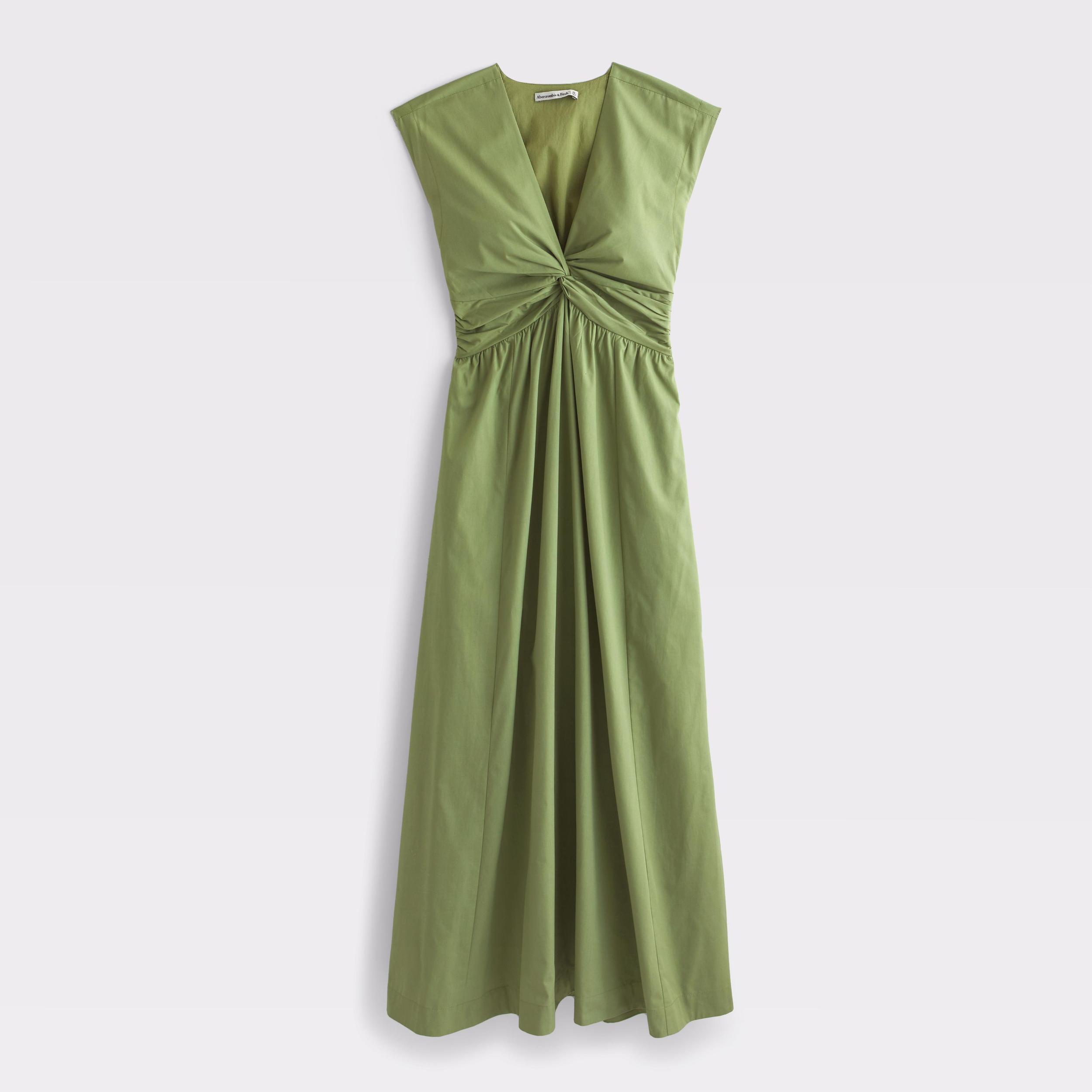 Twist-Front Maxi Dress Product Image