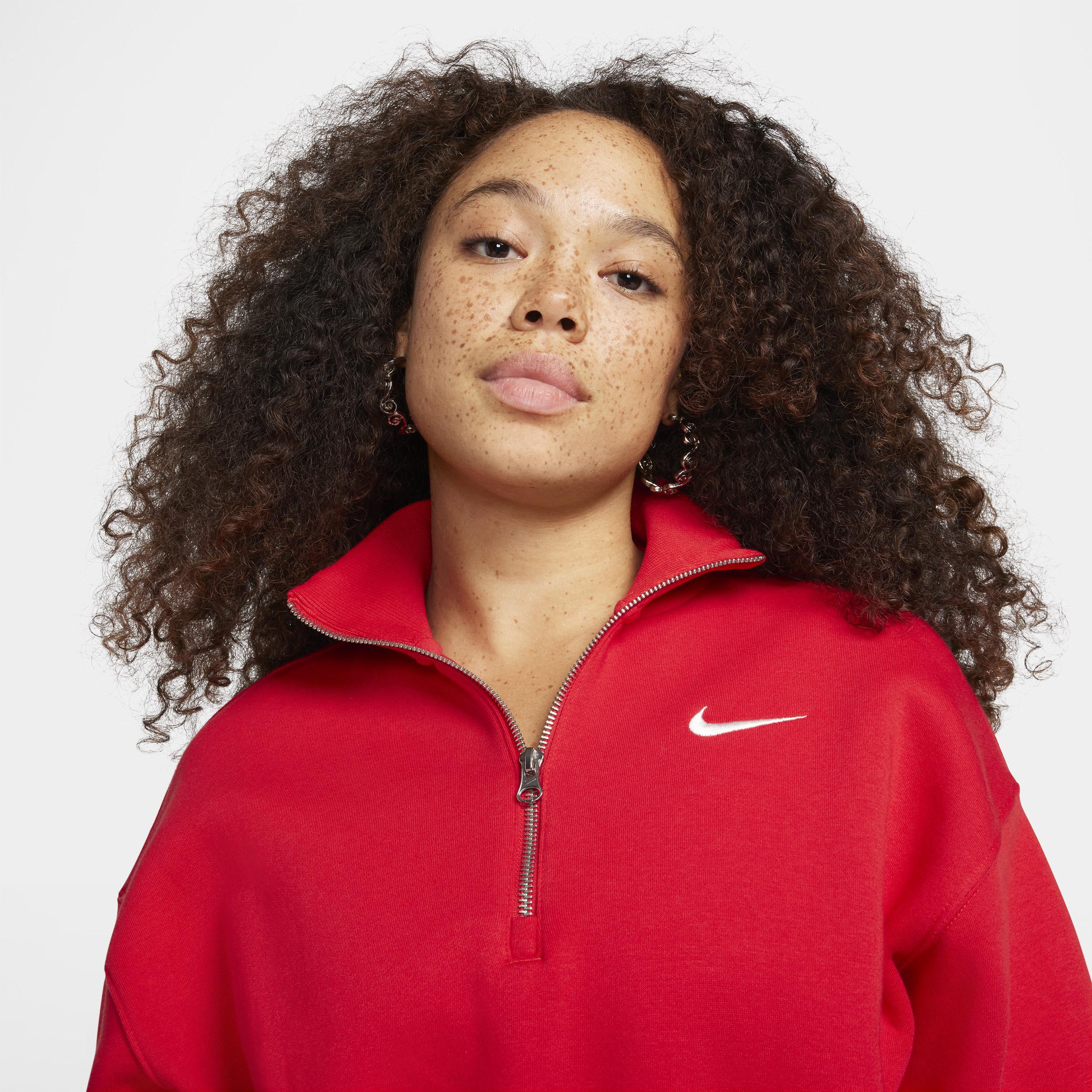 Nike Phoenix Fleece half zip sweatshirts Product Image