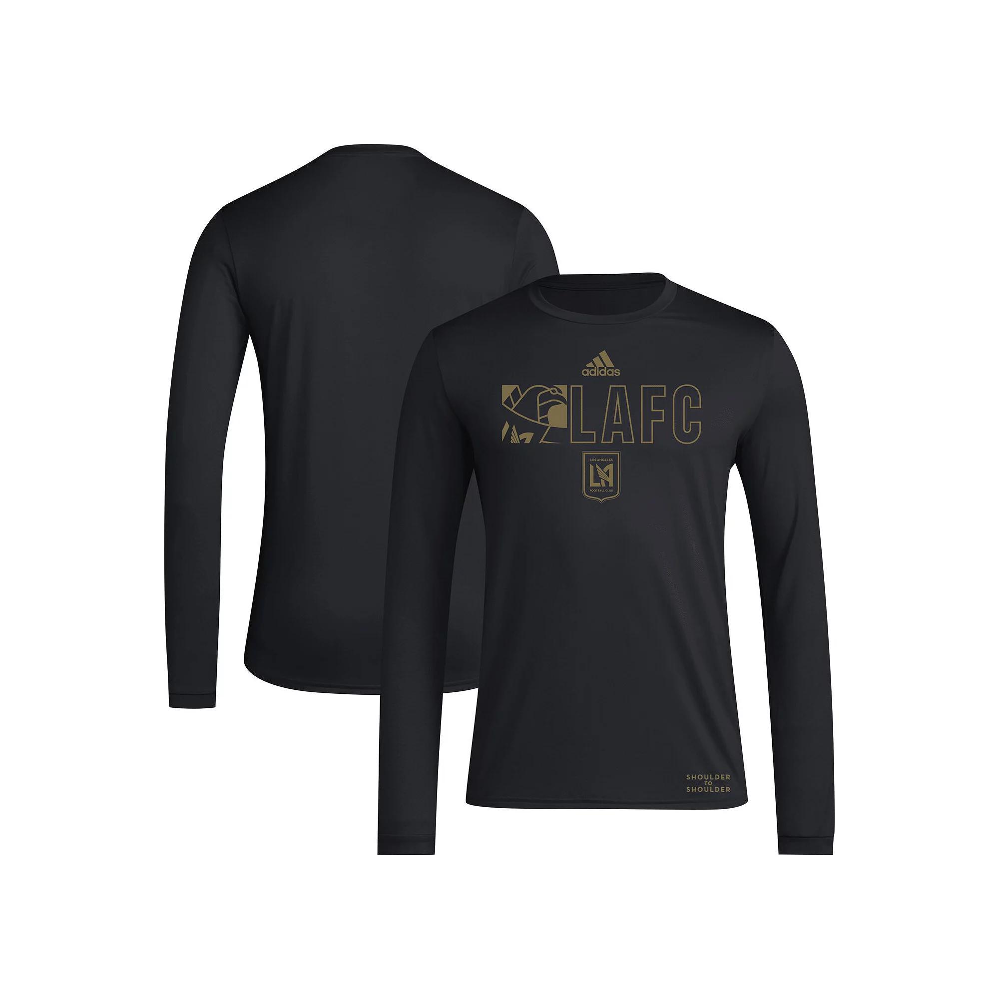 Mens adidas Black LAFC 2024 Jersey Hook AEROREADY Long Sleeve T-Shirt Product Image