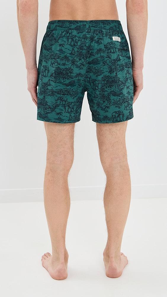 Fair Harbor Fair Harbor x White Lotus Bungalow Swim Shorts 5" | Shopbop Product Image
