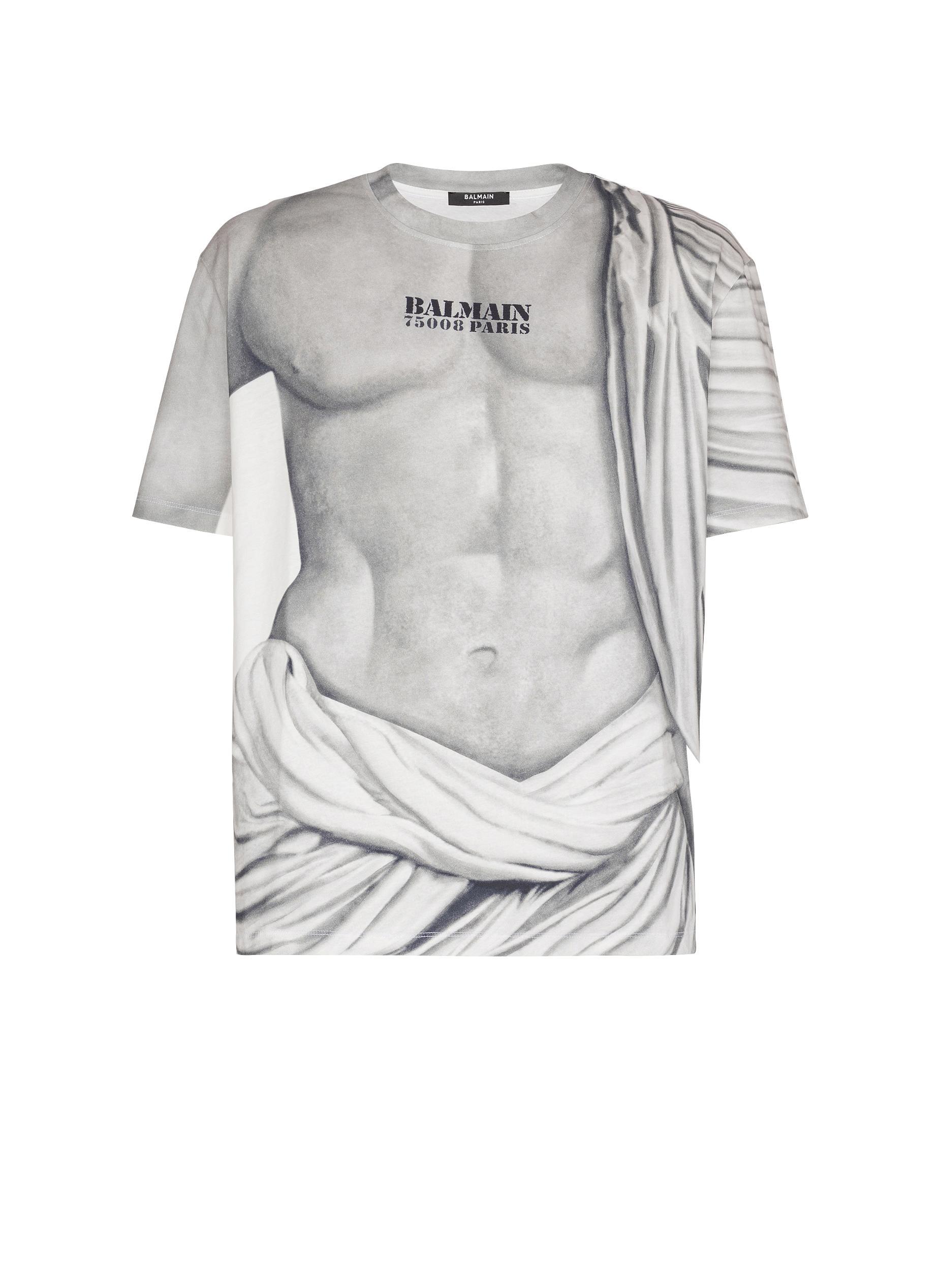 Logo T-shirt with Statue print Product Image