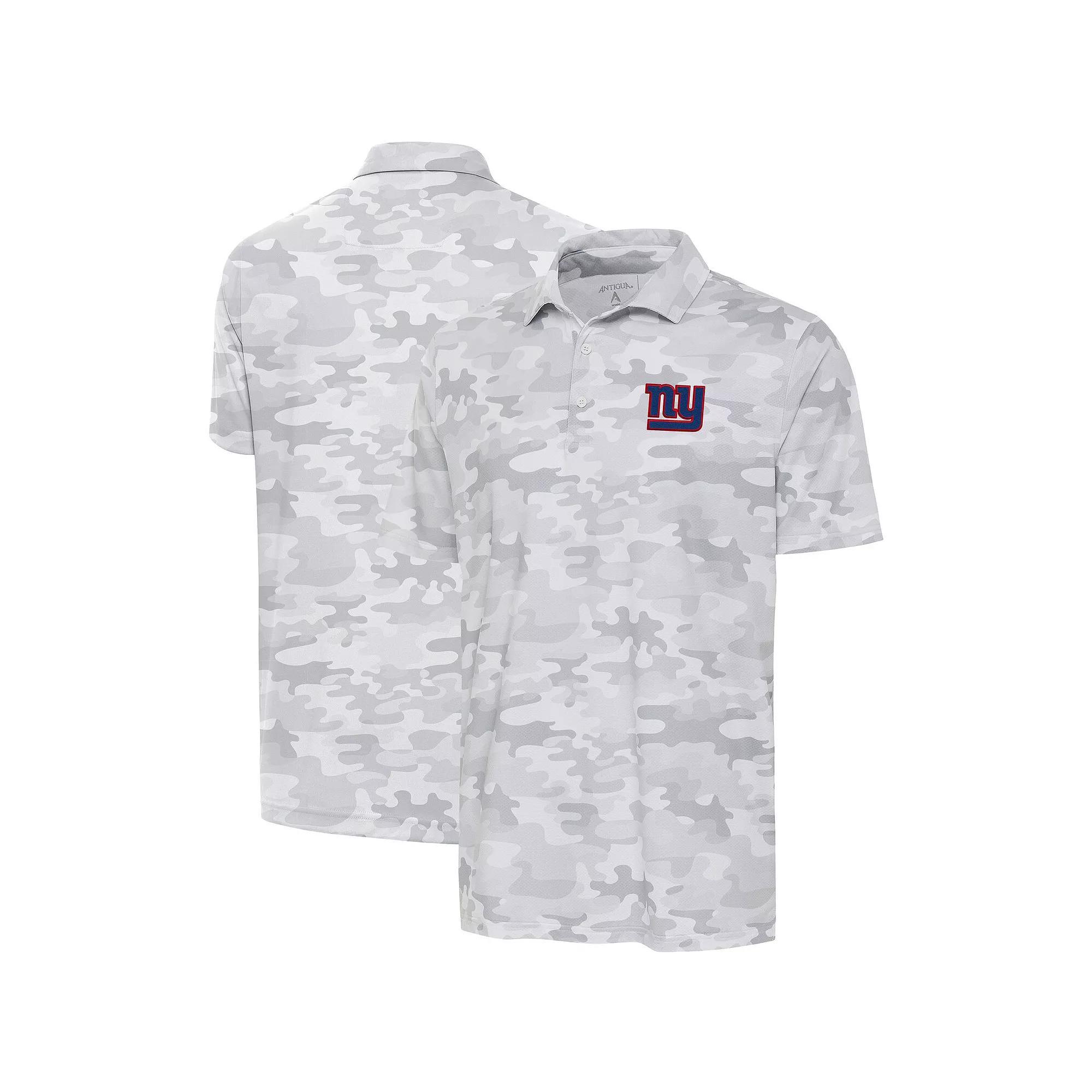 Men's Antigua White New York Giants Collide Polo, Size: Medium Product Image