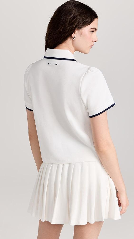 The Upside Bounce Birdie Crop Polo | Shopbop Product Image
