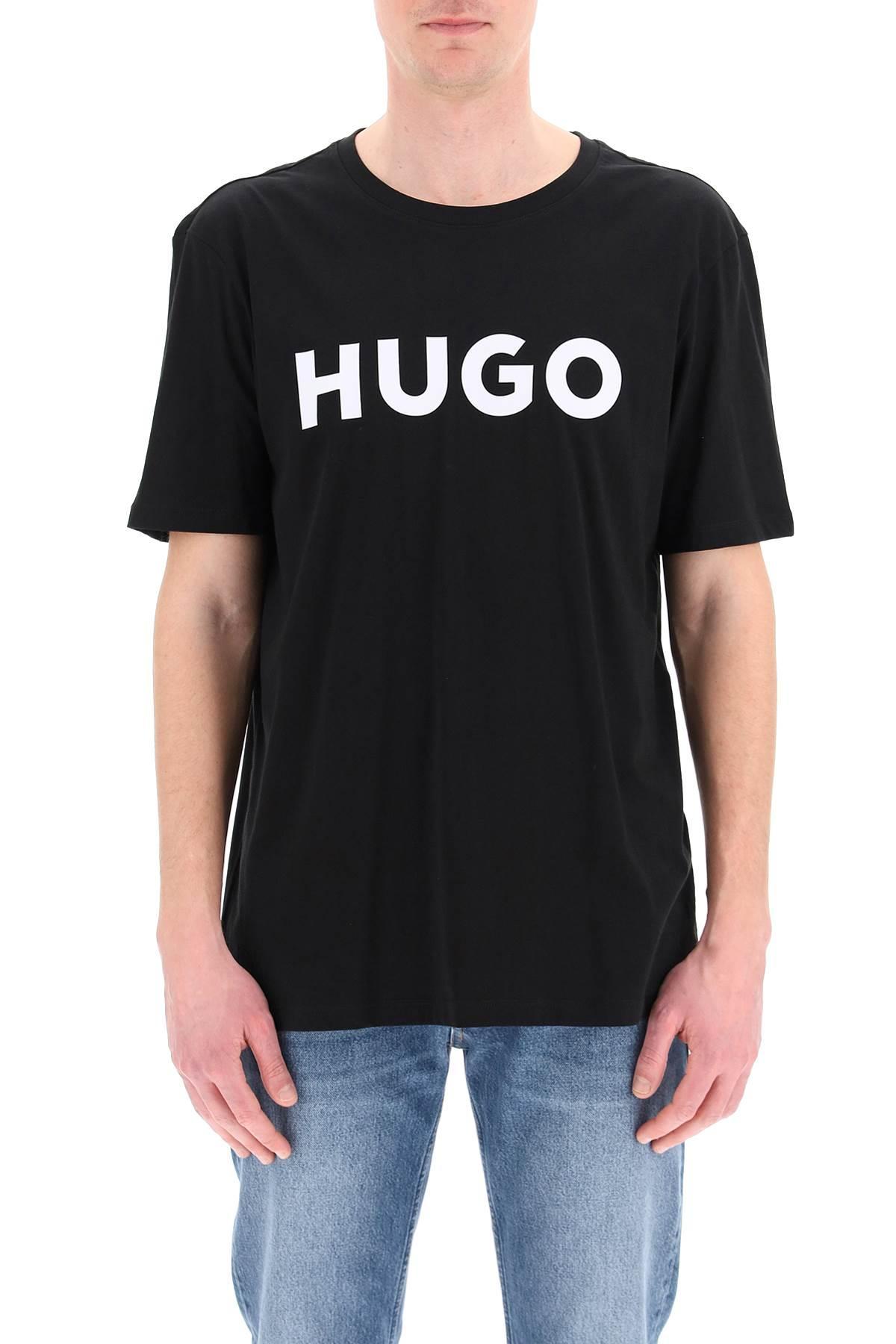 HUGO BOSS Hugo Regular Fit Logo T-shirt In Black Product Image