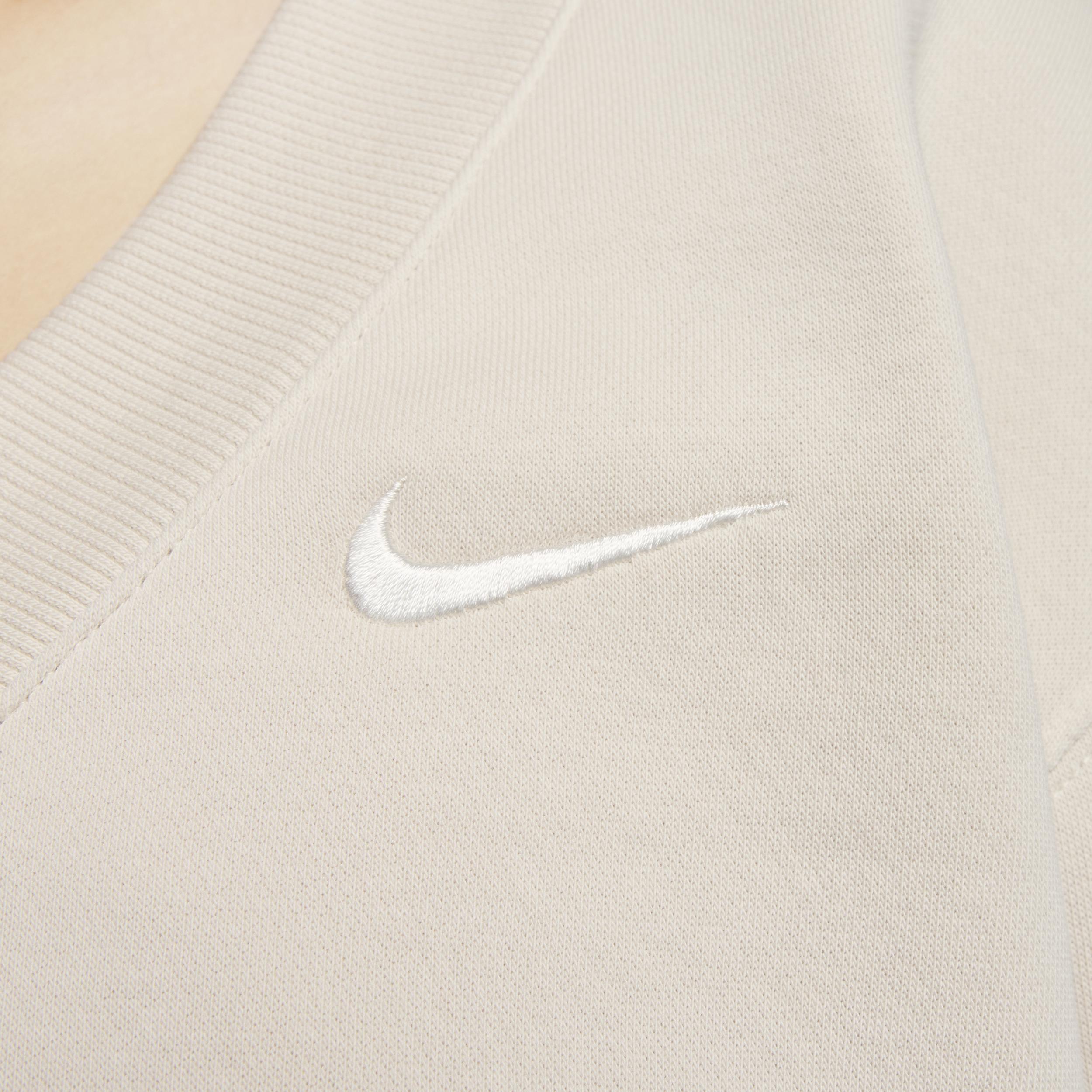 Nike Sportswear Phoenix Fleece Women's Cropped V-Neck Top Product Image