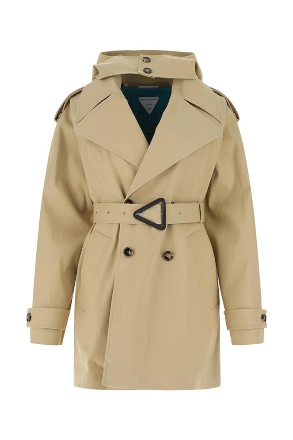 BOTTEGA VENETA Belted Long In Brown Product Image