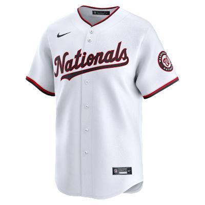 Men's Nike CJ Abrams White Washington Nationals Home Limited Player Jersey, Size: Medium Product Image