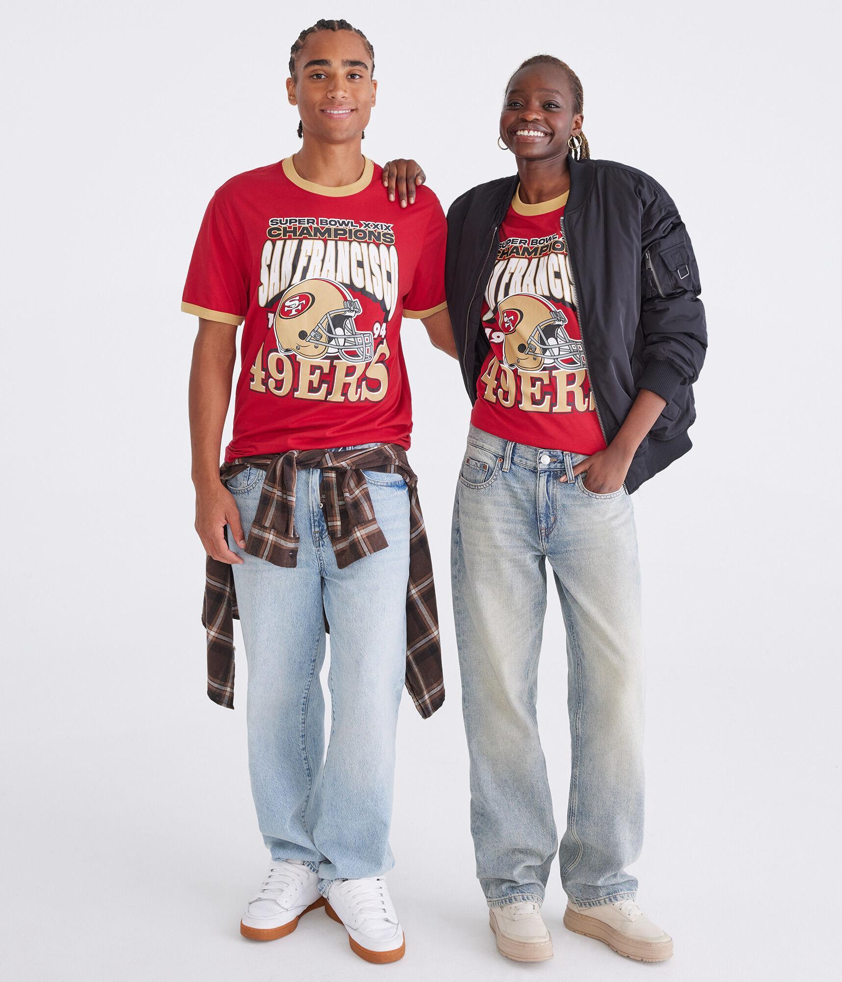 San Francisco 49ers Super Bowl Relaxed Ringer Graphic Tee Product Image