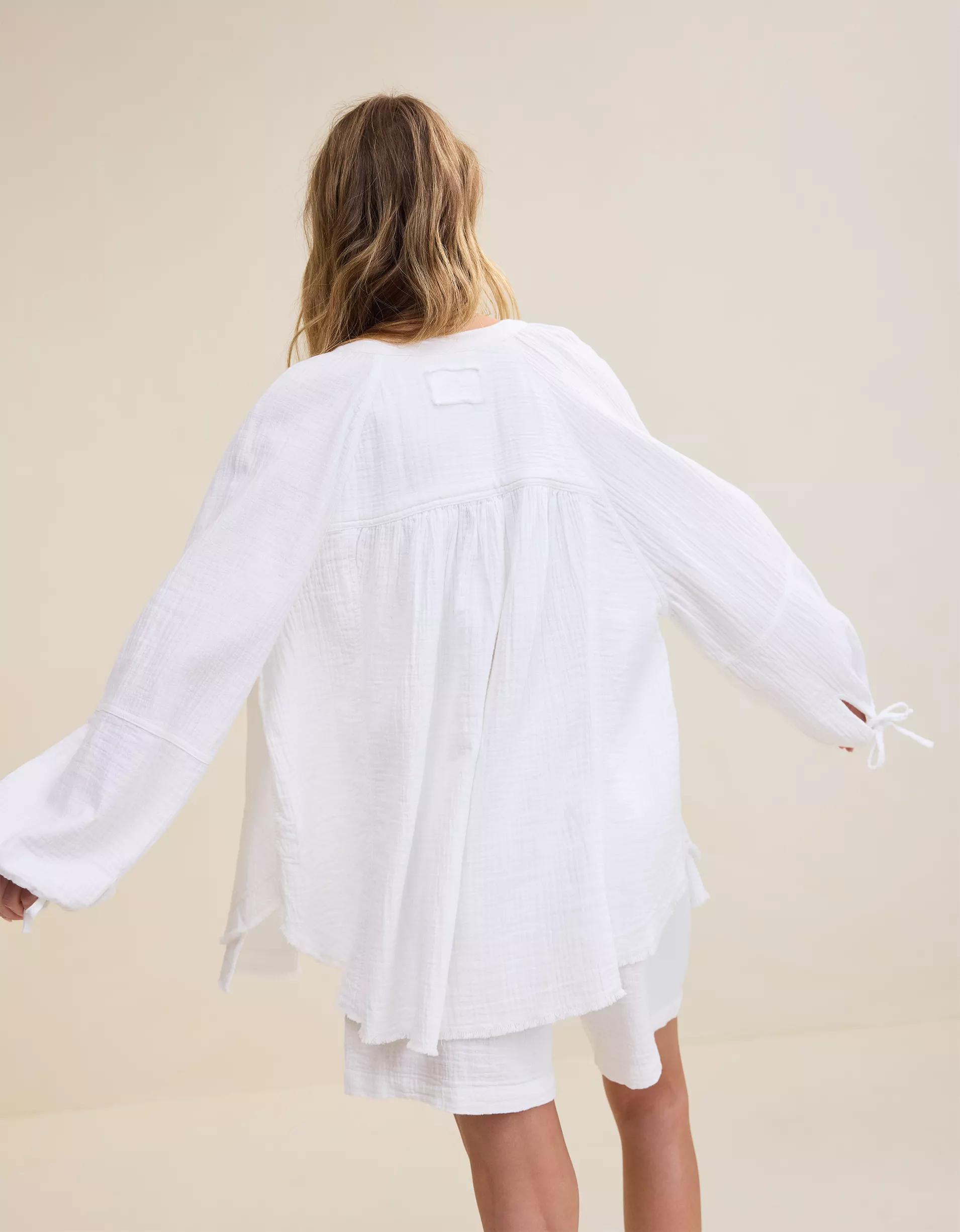 Aerie Daybreak Coverup Shirt Product Image
