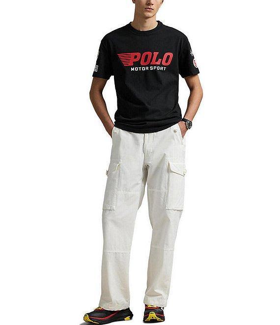 Polo Ralph Lauren Big & Tall Classic Fit Motorsport Graphic Jersey Short Sleeve T-Shirt Product Image