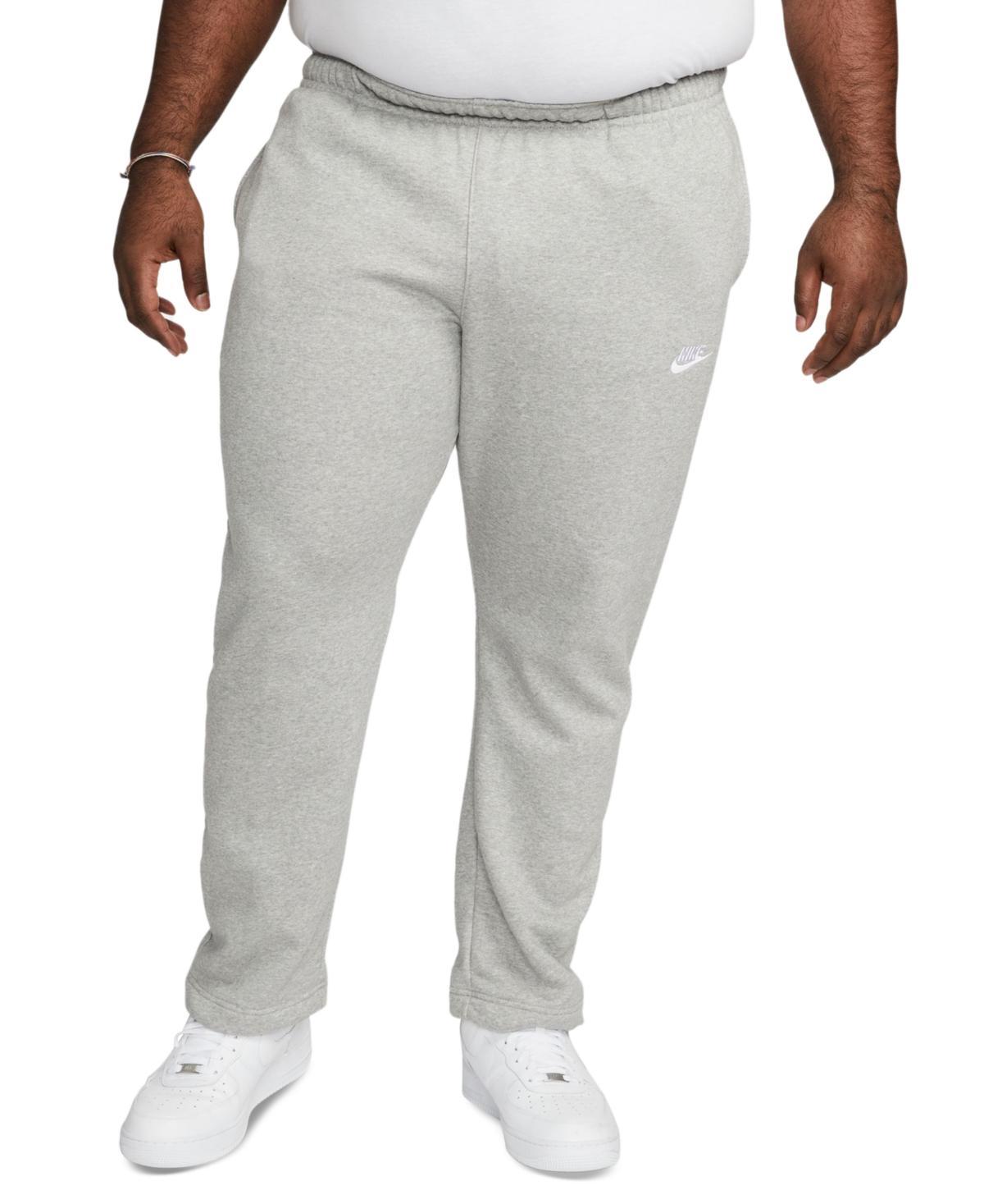 Big & Tall Nike Sportswear Club Fleece Pants, Mens Dark Gray Grey Product Image