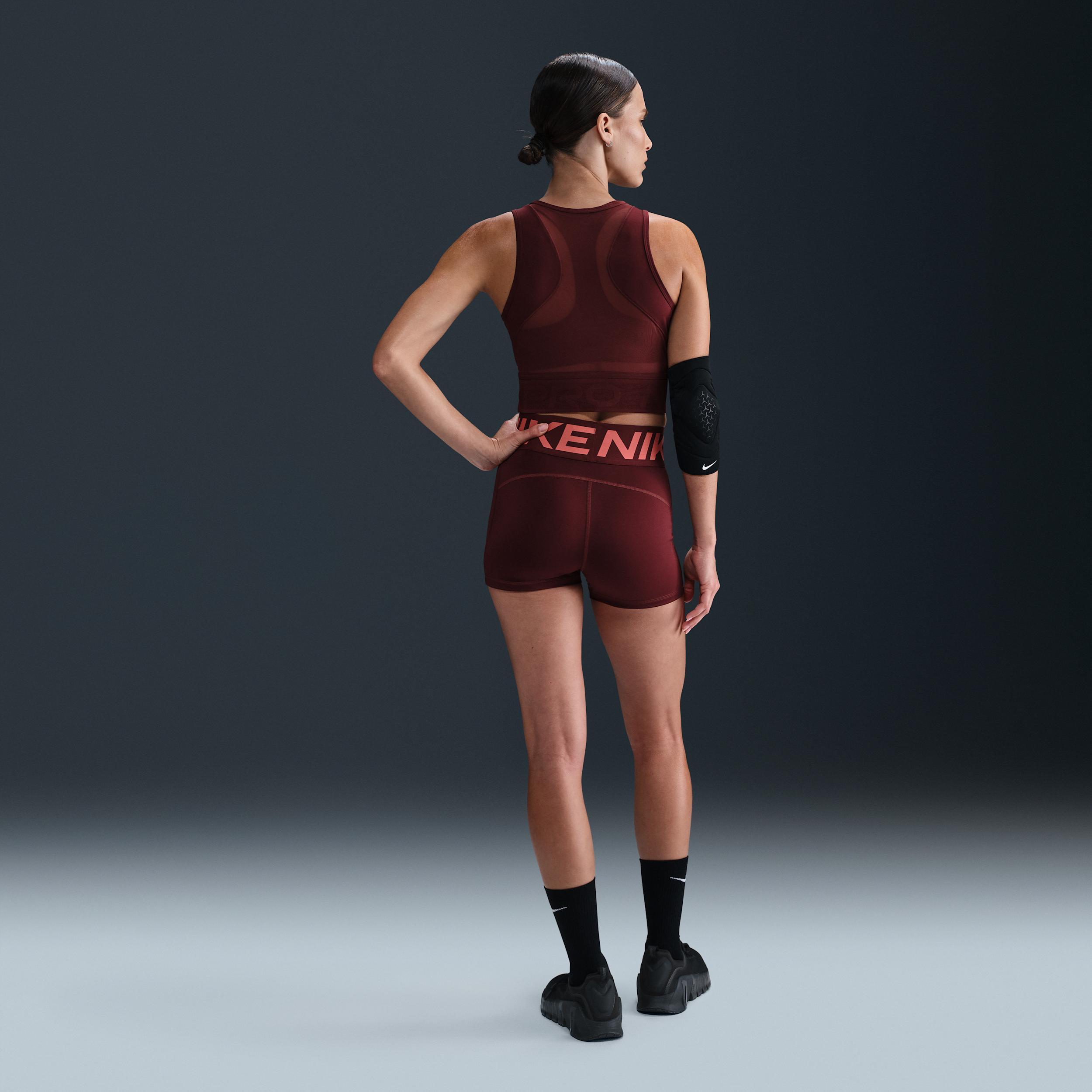 Women's Nike Pro Dri-FIT Cropped Tank Top Product Image
