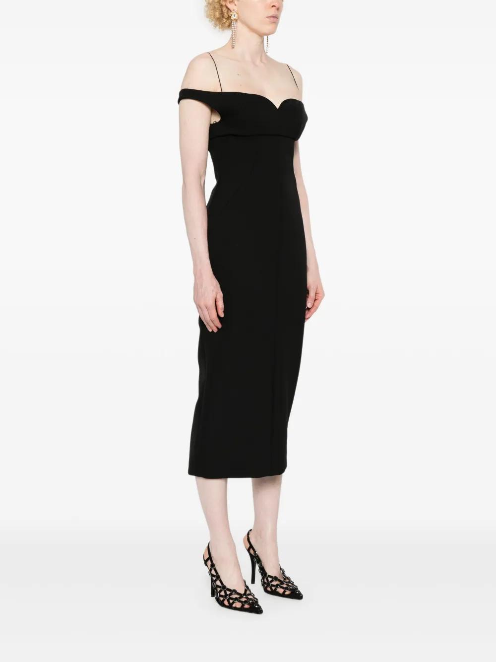 off-shoulder midi dress Product Image