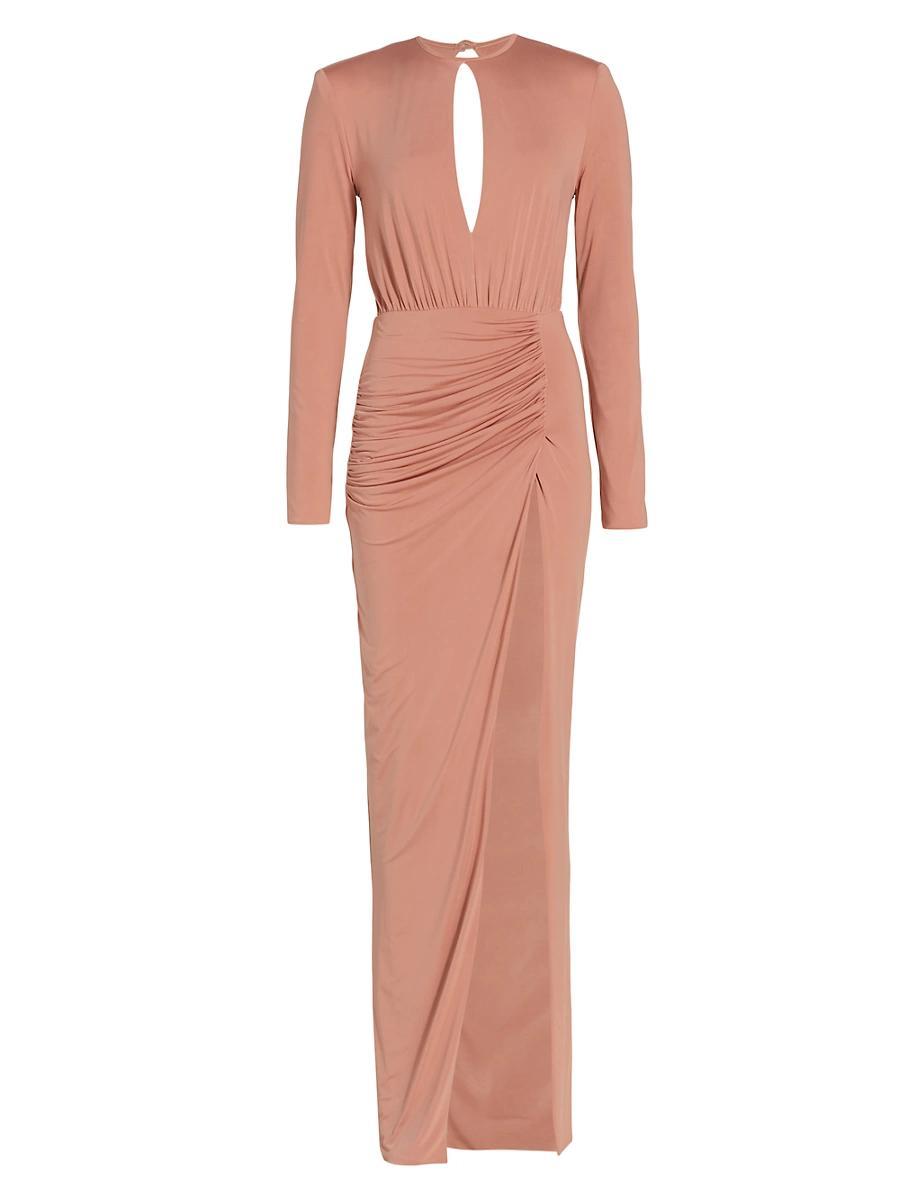 Womens Emmit Draped Jersey Gown Product Image