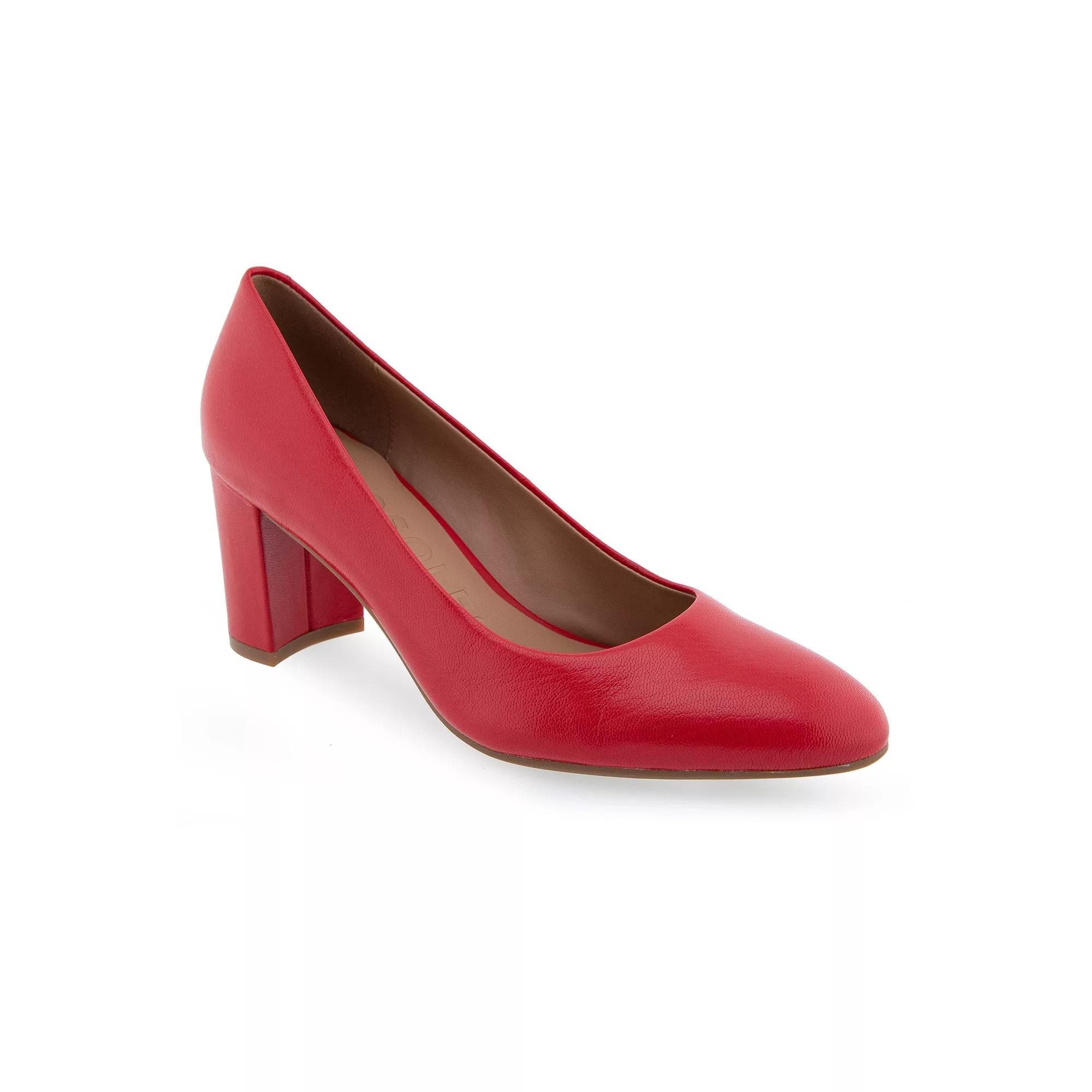 Aerosoles Betsy Women's Leather Dress Pumps, Size: 10, Racing Red Leather Product Image