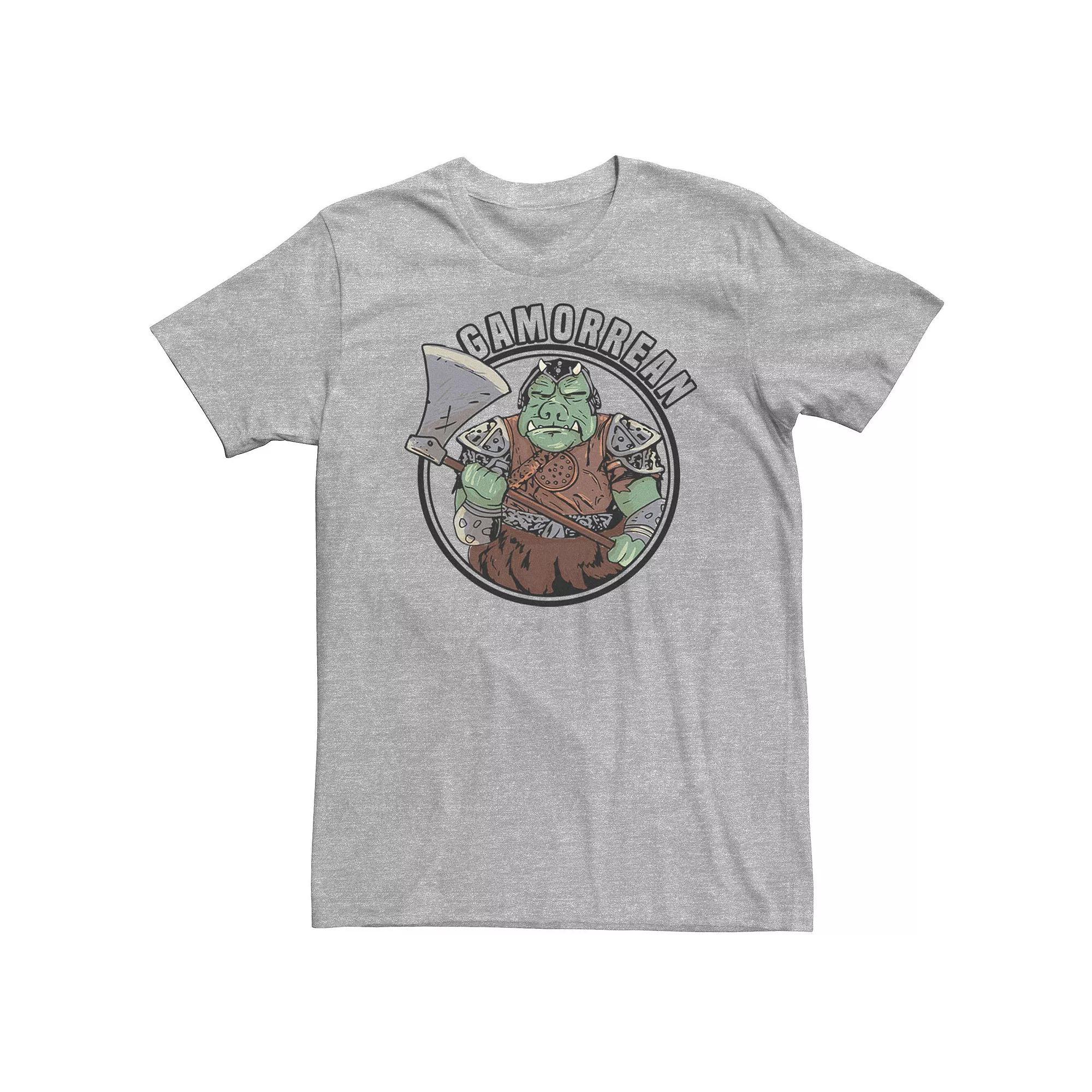 Big & Tall Star Wars Gamorrean Animated Portrait Tee, Men's, Size: Large Tall, Athletic Grey Product Image
