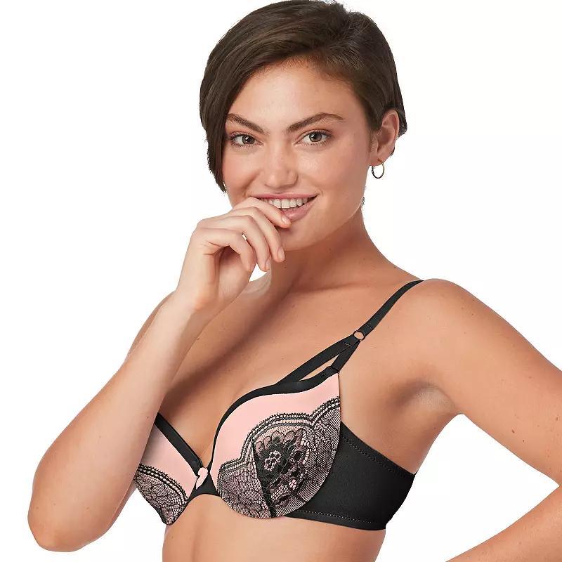 Maidenform Love the Lift Push Up & In Underwire Bra DM9900, Womens Evening Blush Ivory Product Image