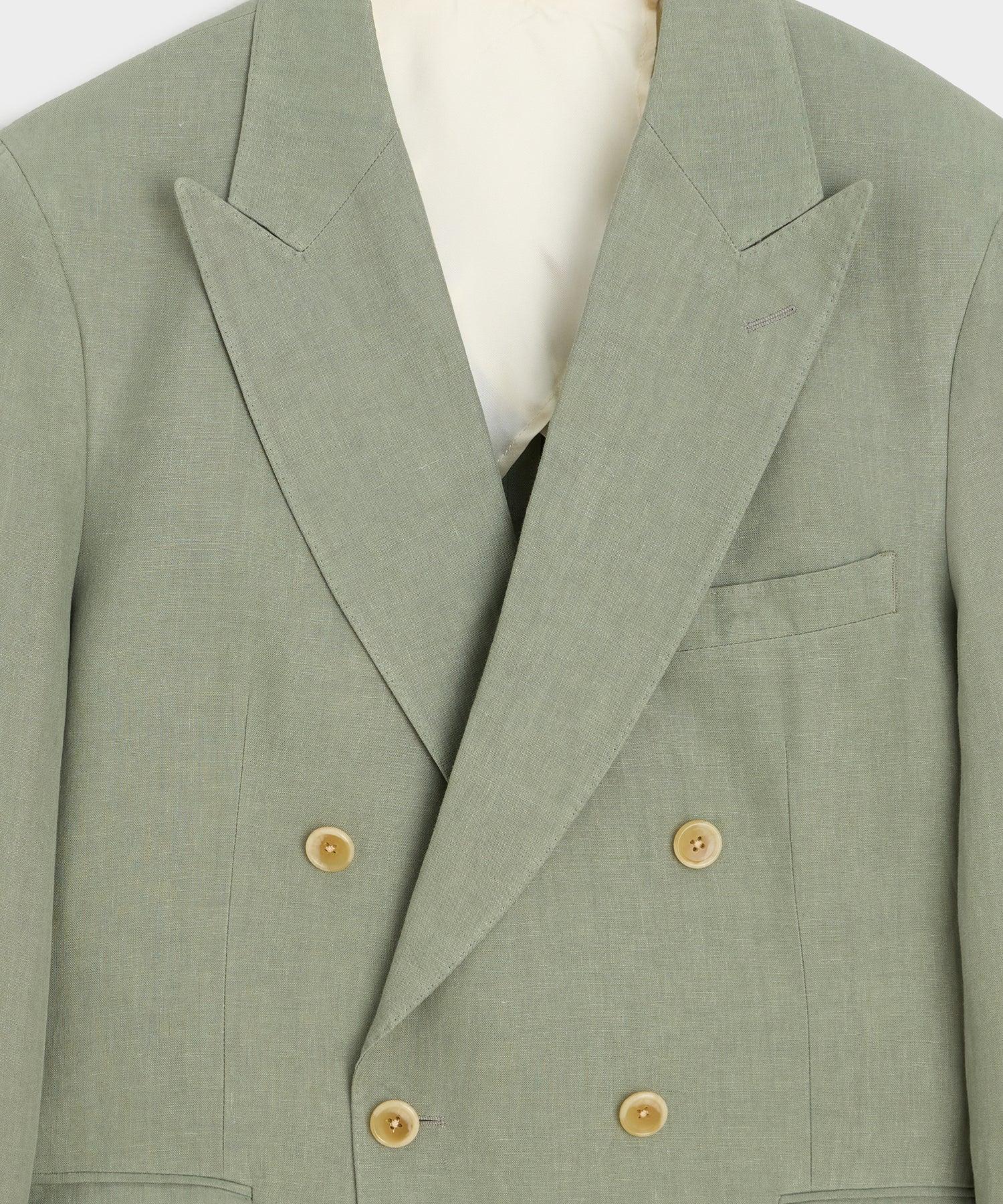 Italian Linen Double-Breasted Suit Product Image