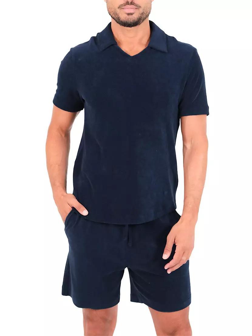 Men's Bond V-Neck Polo Shirt Product Image