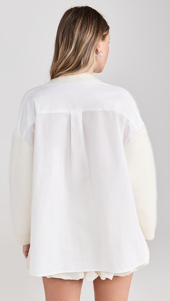 Sea Devana Mixed Media Knit Top | Shopbop Product Image