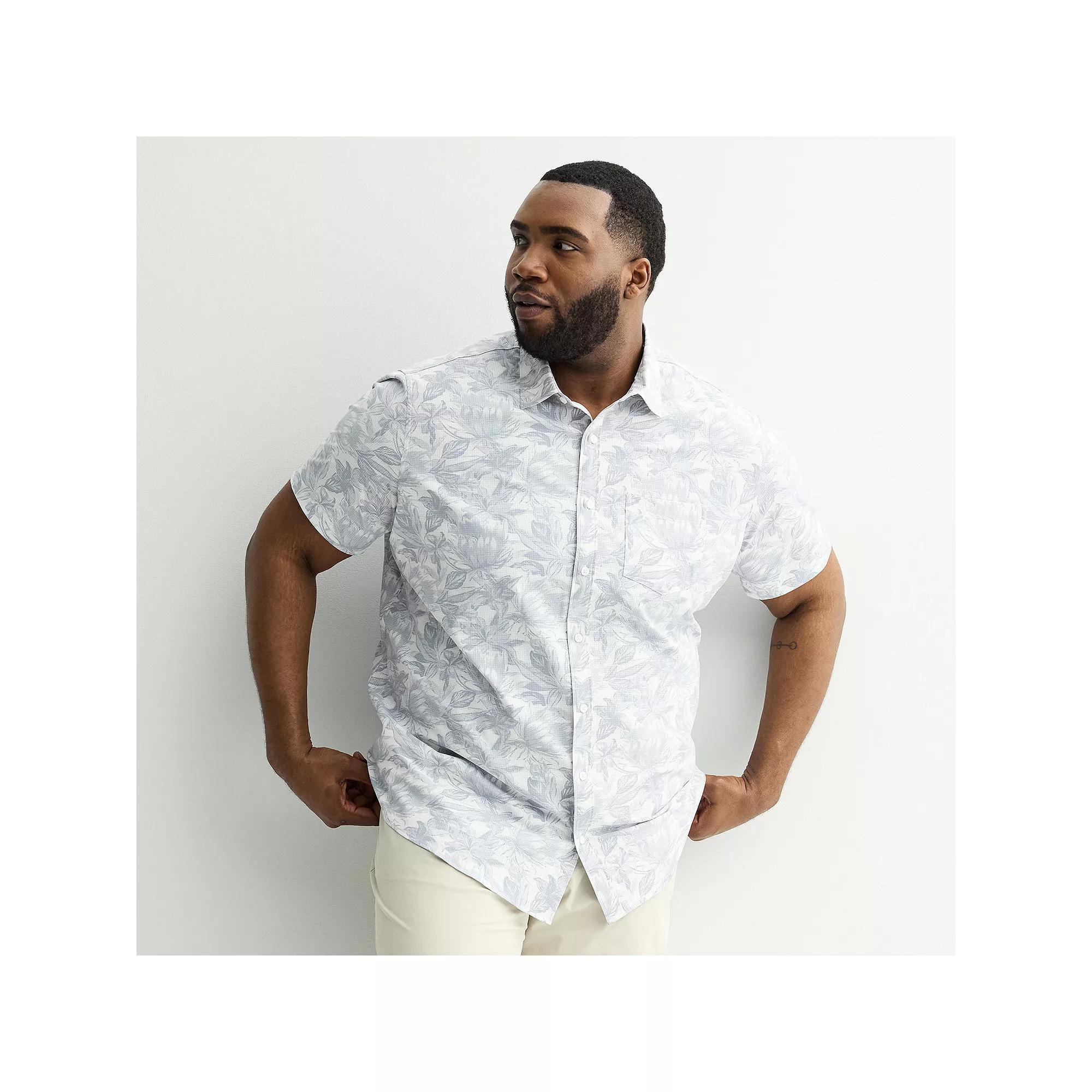 Big & Tall FLX Woven Shirt, Men's, Size: Large Tall, Lt Purple Product Image