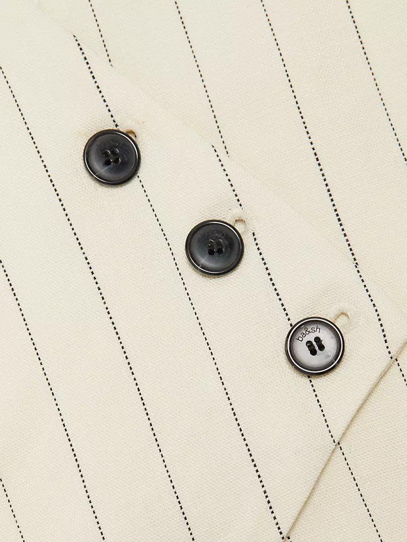 Erita Pinstriped Vest Product Image