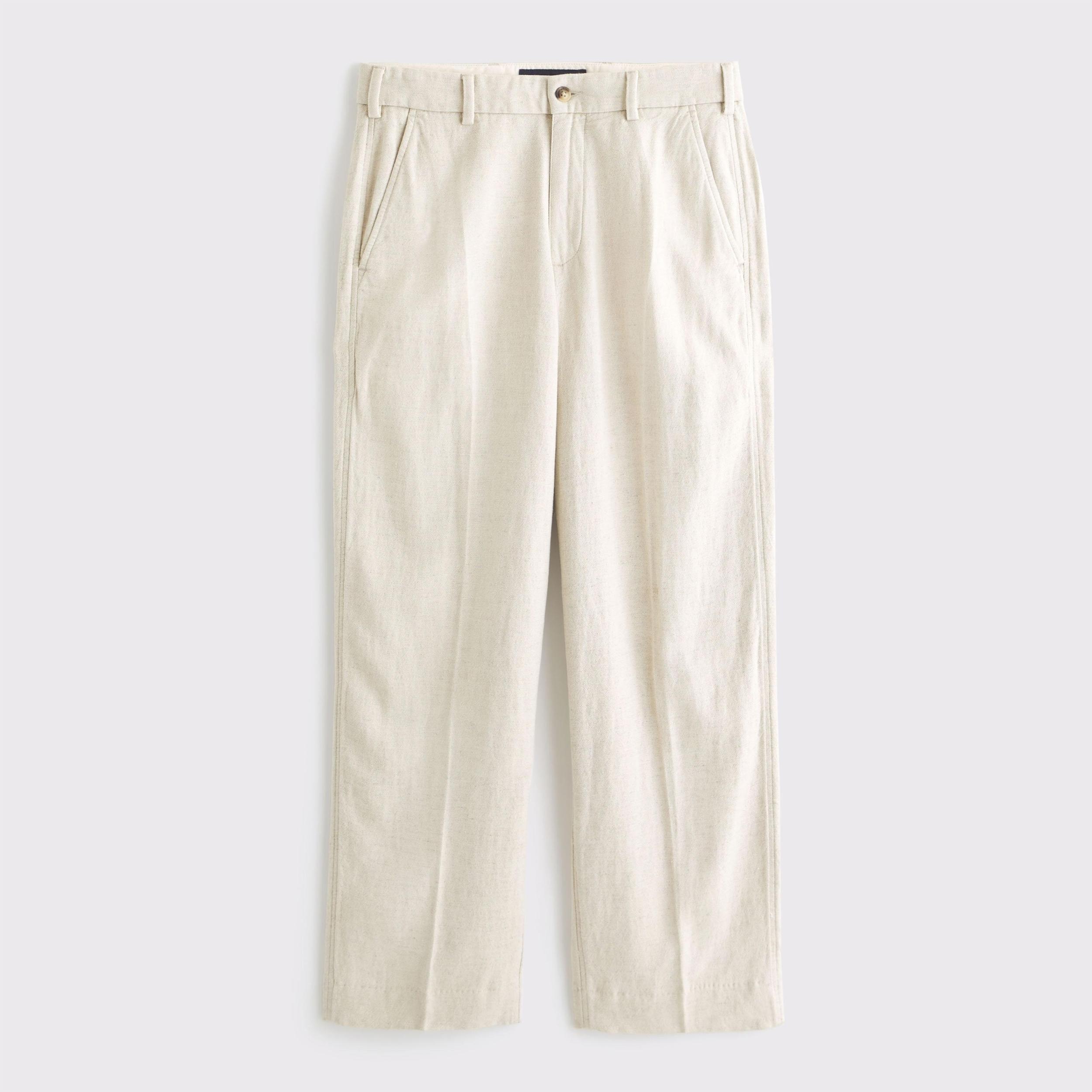 Baggy Tailored Linen-Blend Trouser Product Image