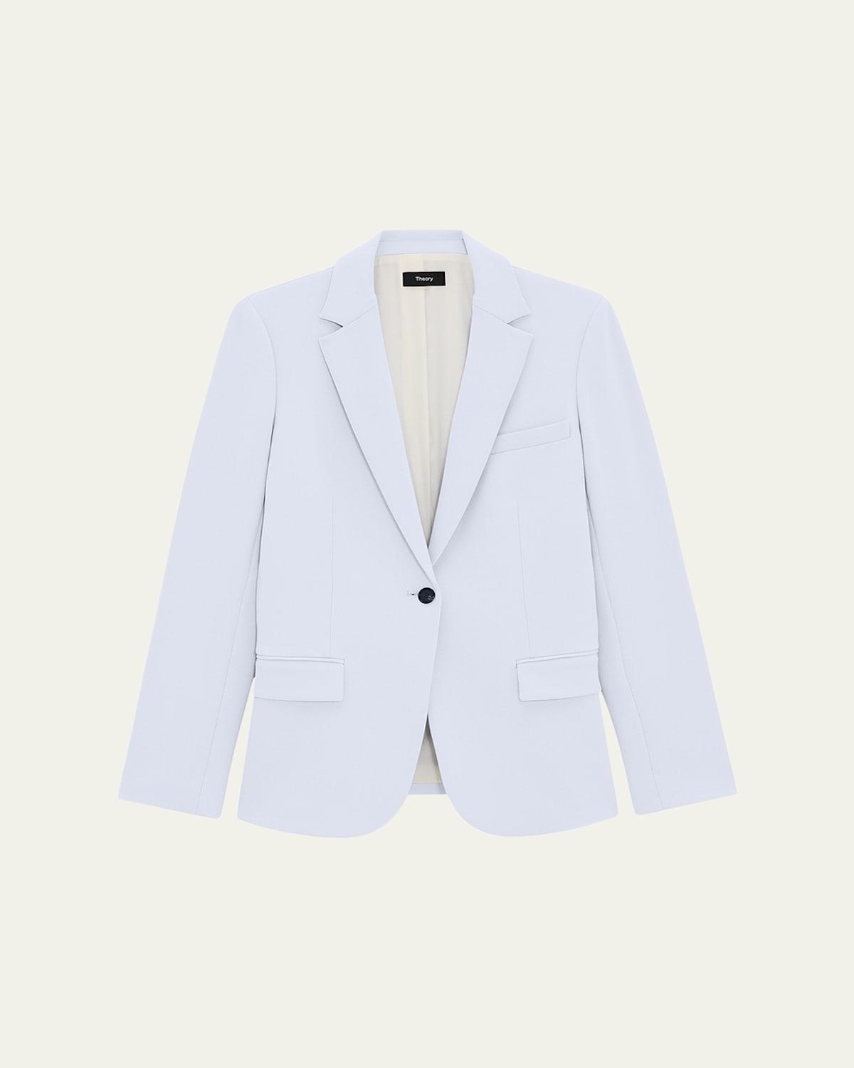Admiral Crepe One-Button Staple Blazer Product Image