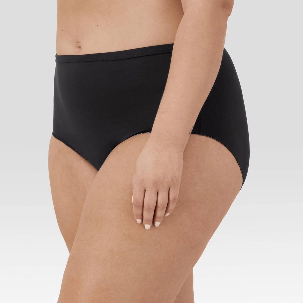 Hanes Just My Size Womens Stretch Cotton Brief Underwear, 5-Pack (Plus ) Assorted 14 Product Image