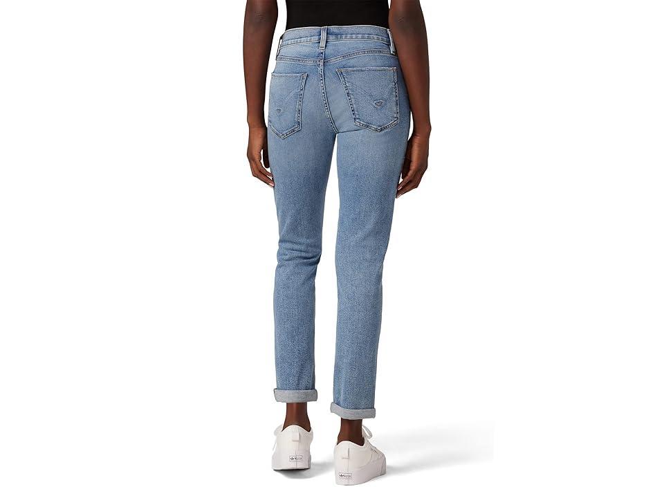 Hudson Jeans Lana Slim Boyfriend Ankle w/Rolled Hem in Tropical (Tropical) Women's Clothing Product Image