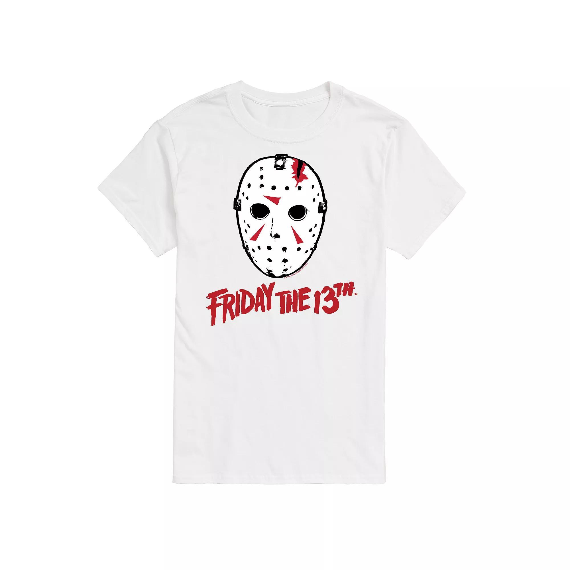 Mens Friday The 13th Ski Mask Logo Graphic Tee Product Image