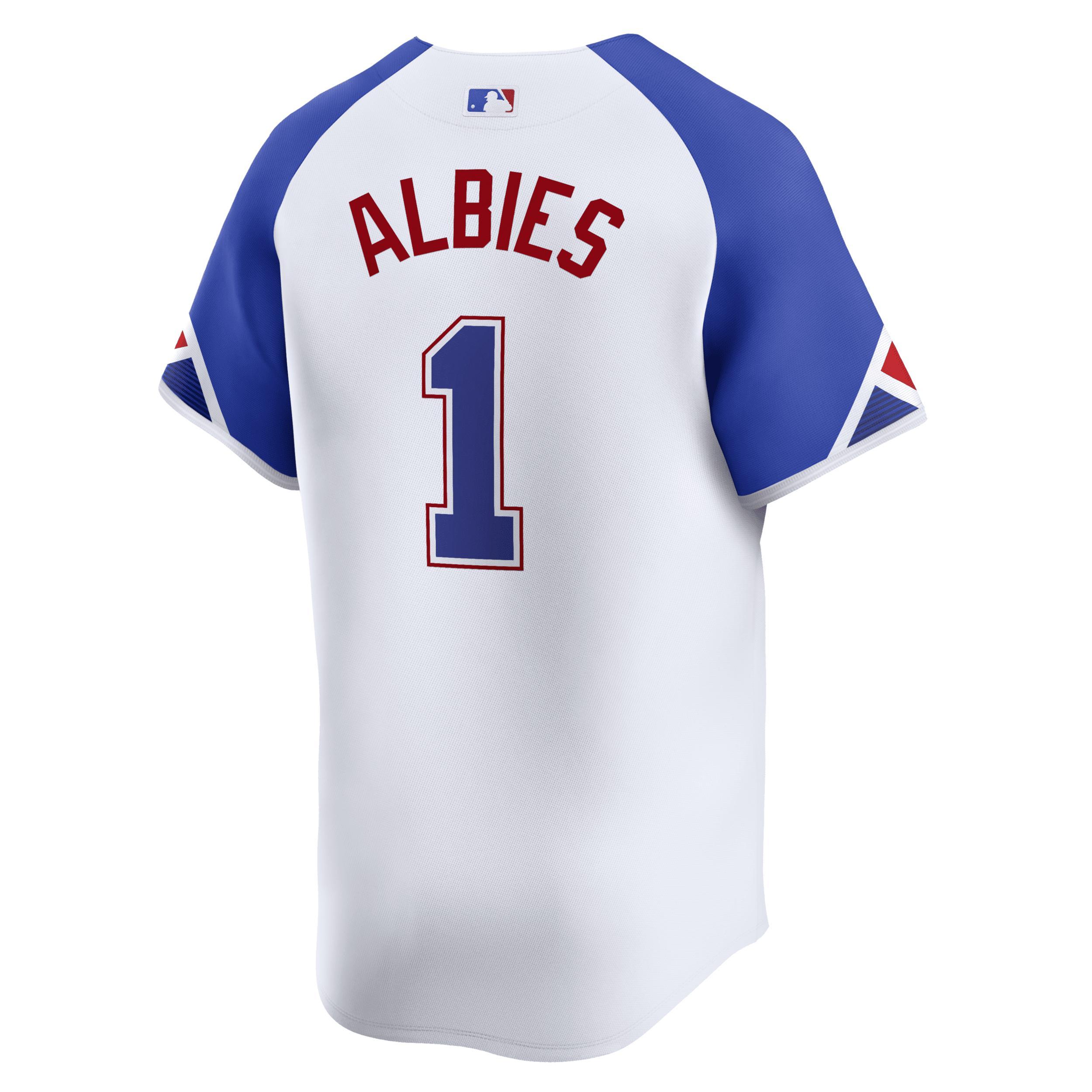 Ozzie Albies Atlanta Braves City Connect Men's Nike Dri-FIT ADV MLB Limited Jersey Product Image