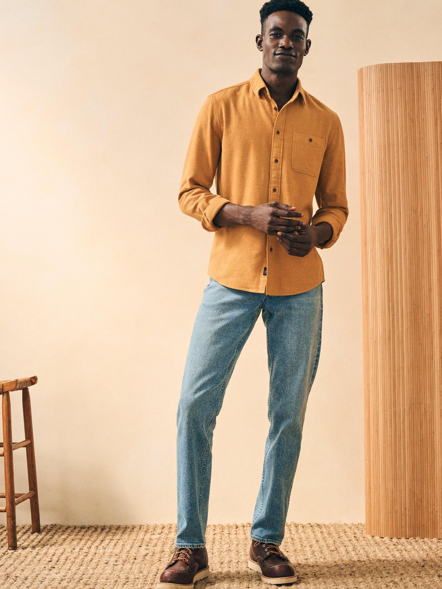 Super Brushed Flannel - Sierra Gold Male Product Image